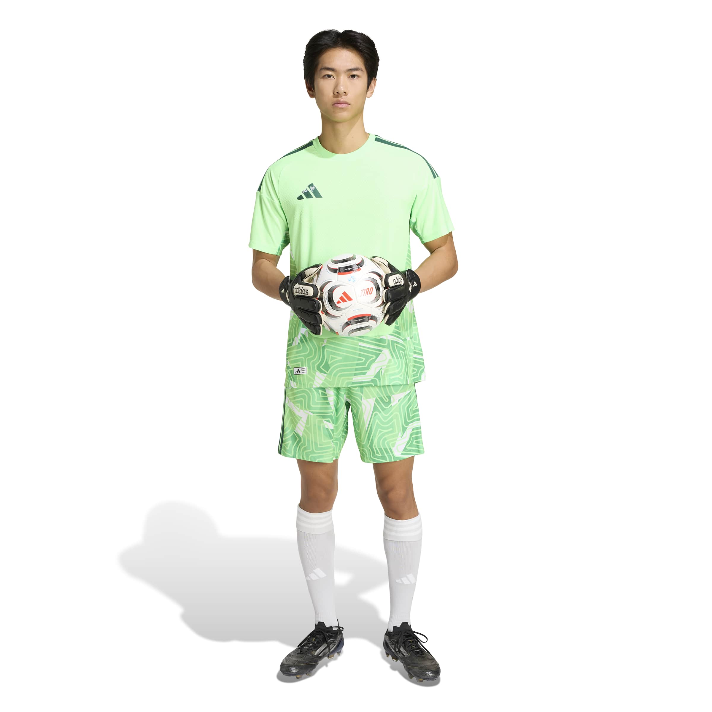 ADIDAS TIRO26 AUTHENTIC GK SHORTS LIME BURST