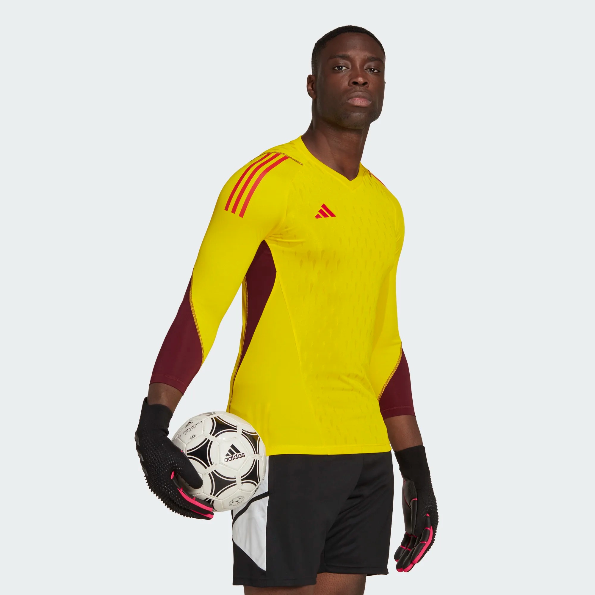 ADIDAS T23 PROMO GK JERSEY LS TEAM YELLOW | L | HK7662-L-