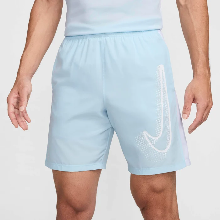 NIKE ACADEMY MEN S SHORT GLACIER BLUE WHITE