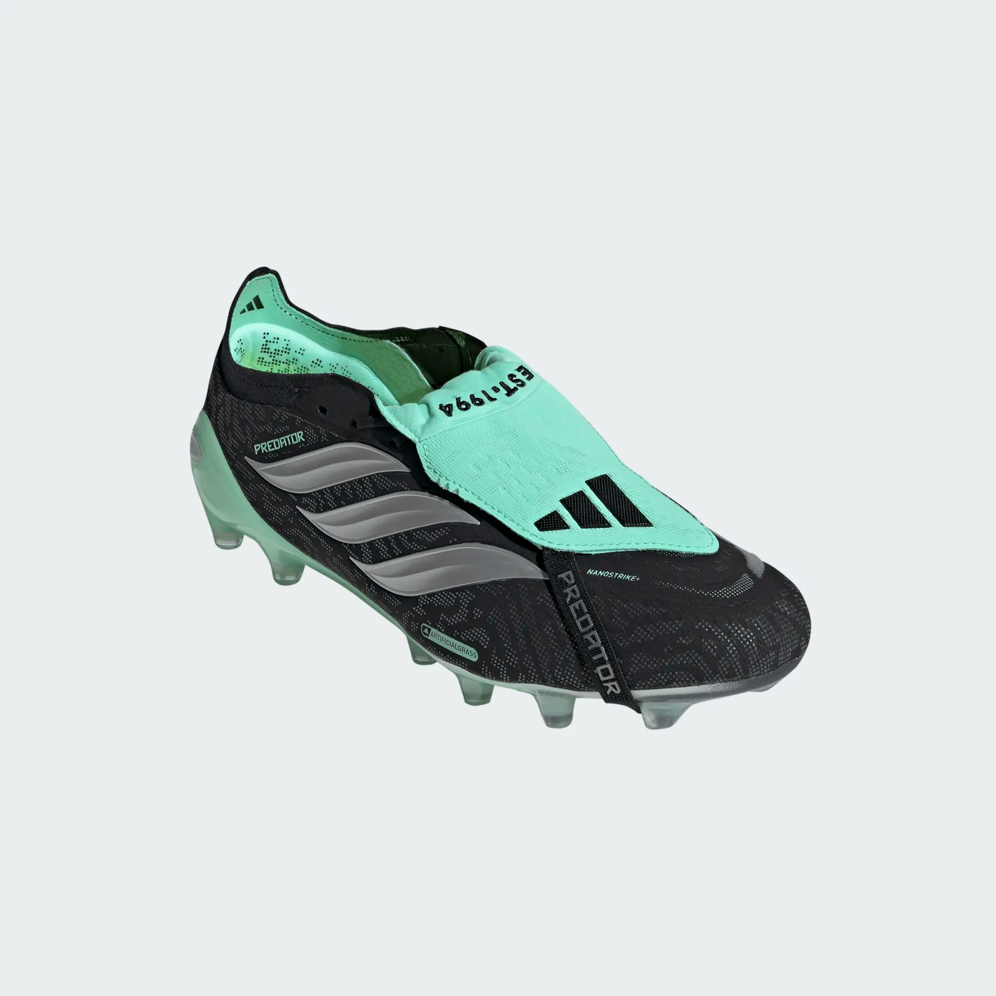 ADIDAS PREDATOR ELITE FT AG BLACK/SILVER METALLIC/PULSE MINT