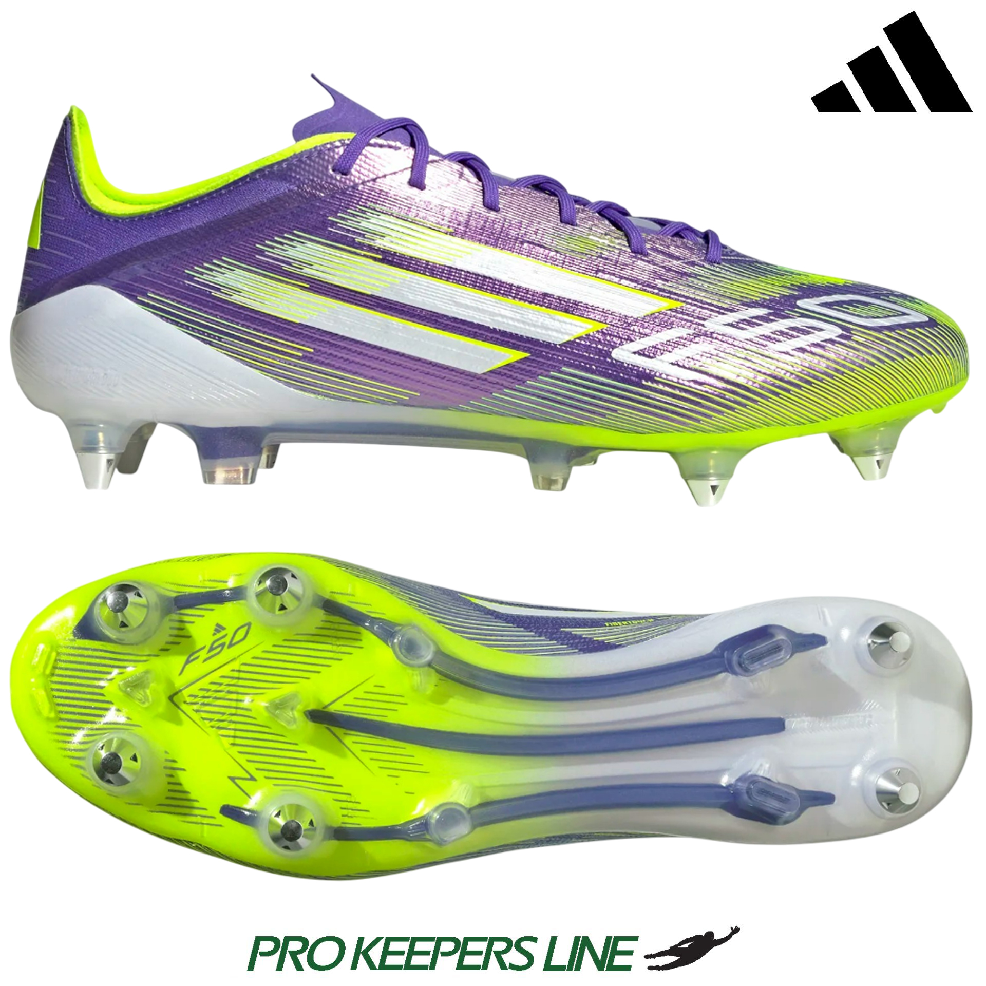 ADIDAS F50 ELITE SG PURPLE RUSH/WHITE/LUCID LEMON