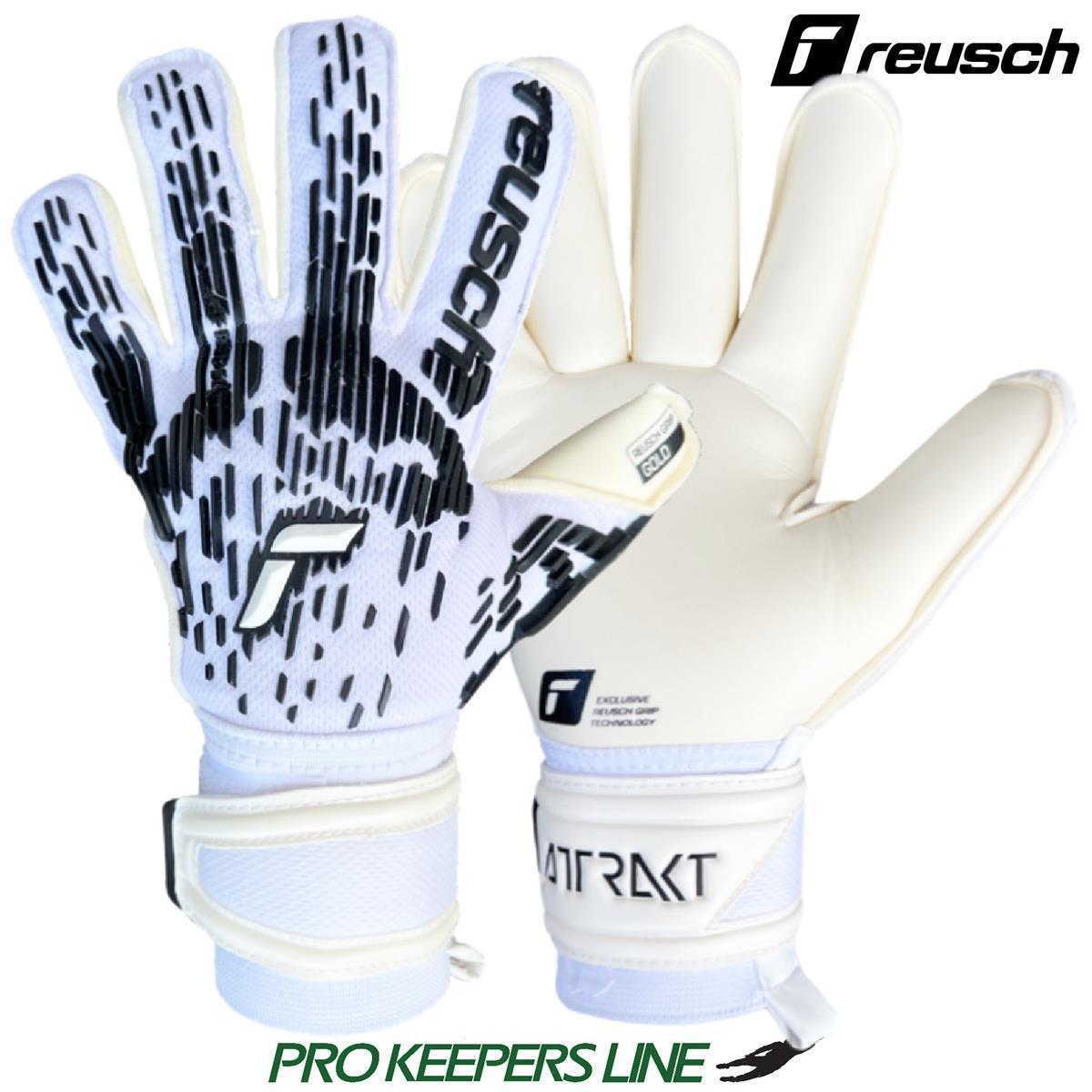 REUSCH SMU ATTRAKT FREEGEL GOLD ROLLFINGER WHITE/BLACK