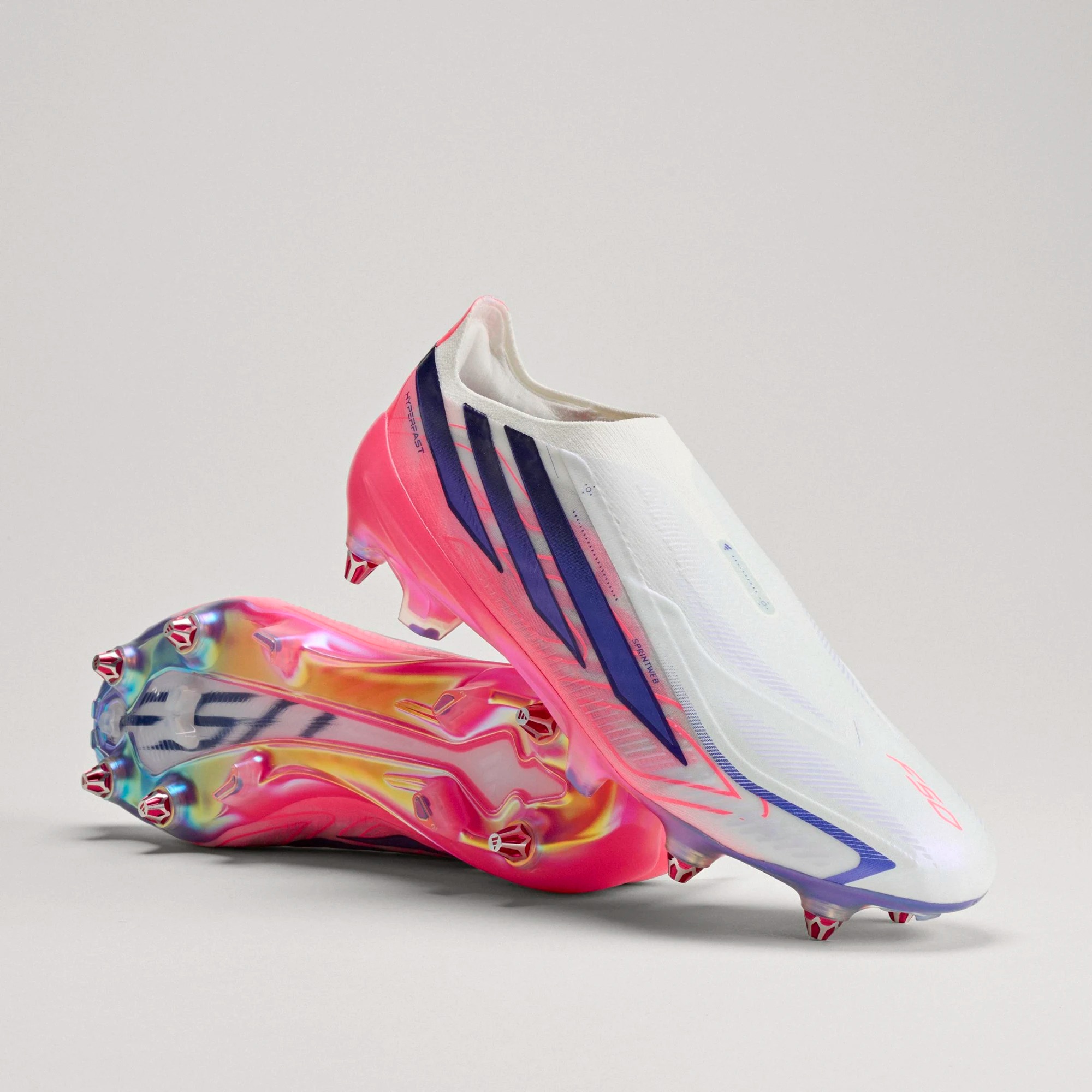 ADIDAS F50 HYPERFAST ELITE LL SG WHITE/SOLAR PURPLE/SOLAR TURQOUISE
