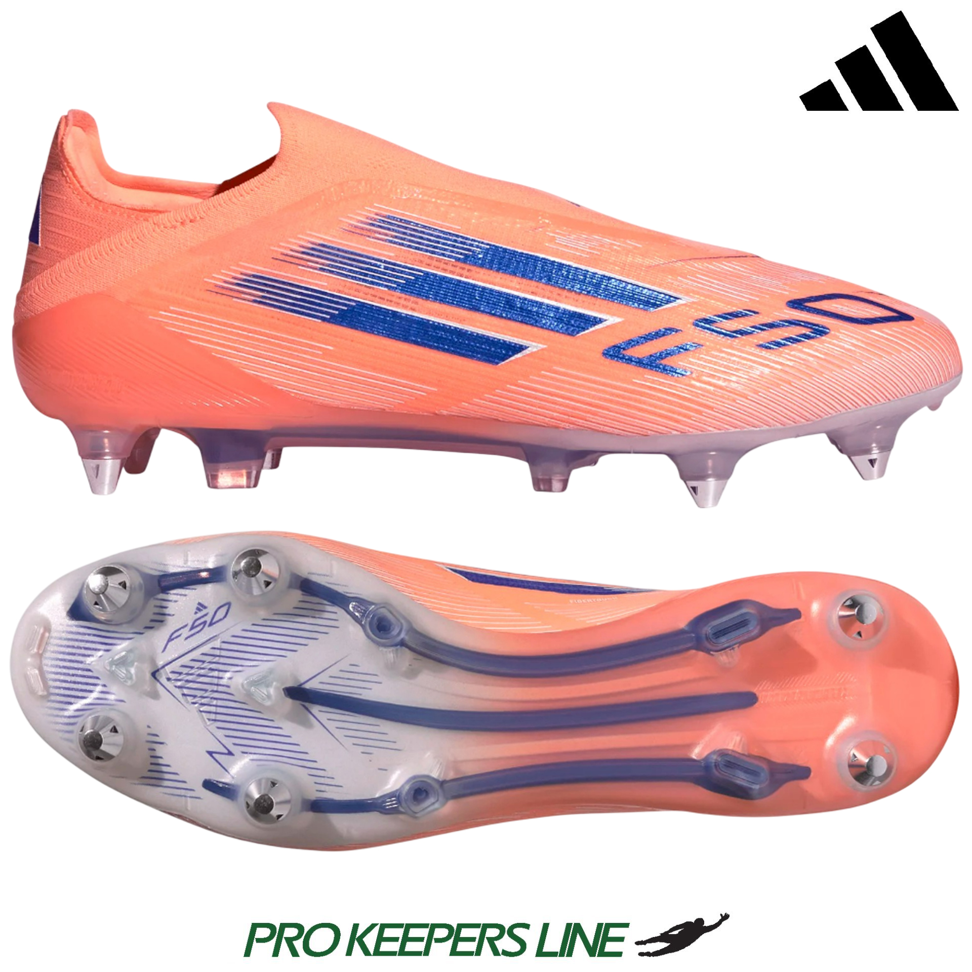 ADIDAS F50 ELITE LL SG BEAM ORANGE/LUCID BLUE/WHITE