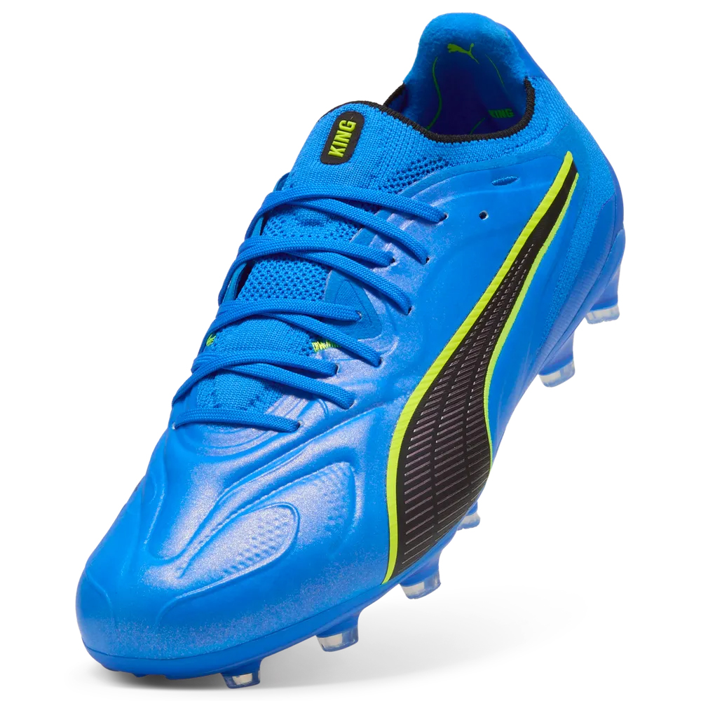 PUMA KING 20 ULTIMATE FG/AG ULTRA BLUE-LIME SQUEEZE-PUMA BLACK