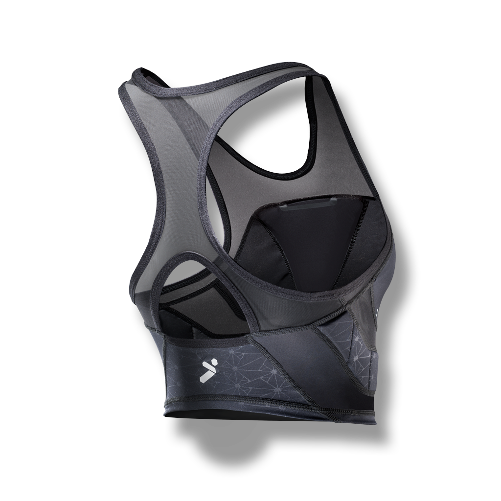 STORELLI WOMEN'S BODYSHIELD CROP TOP BLACK STORELLI WOMEN'S BODYSHIELD CROP TOP BLACK