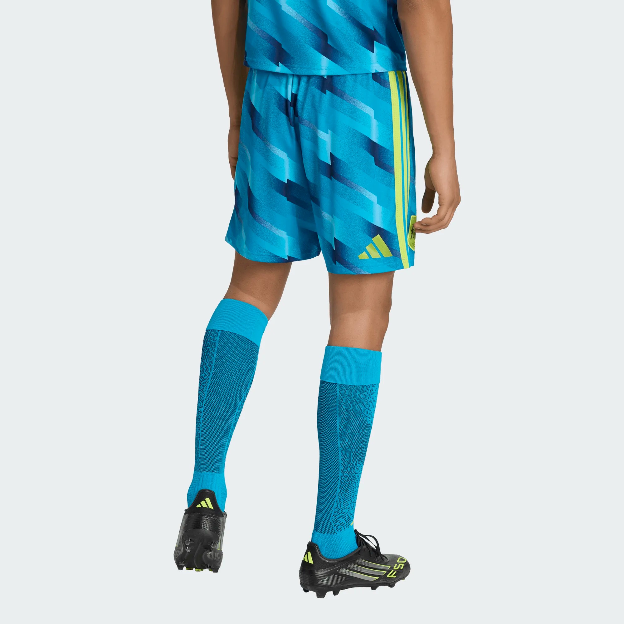 ADIDAS SPAIN 26 HOME AUTHENTIC GOALKEEPER SHORTS