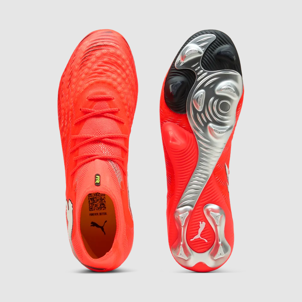 PUMA FUTURE 9 ULTIMATE FG GLOWING RED-PUMA WHITE-PUMA BLACK