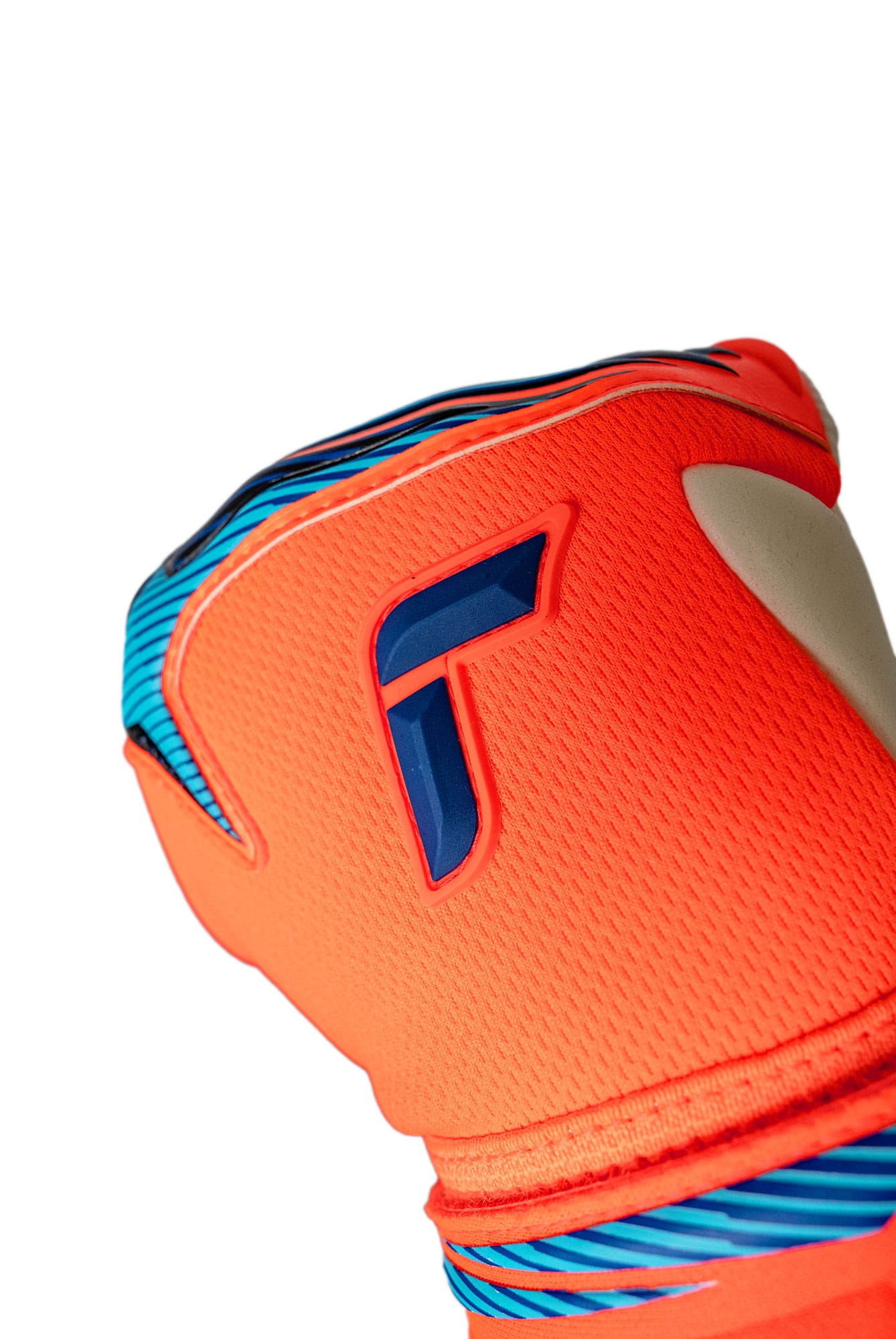REUSCH ATTRAKT GOLD X NC SHOCKING ORANGE/BLUE