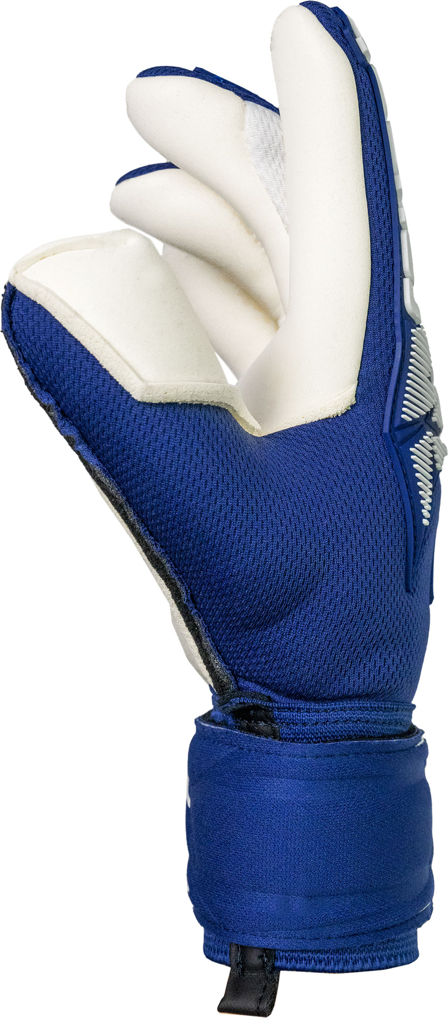 REUSCH ATTRAKT FREEGEL GOLD X FINGER SUPPORT JUNIOR PREMIUM BLUE / WHITE