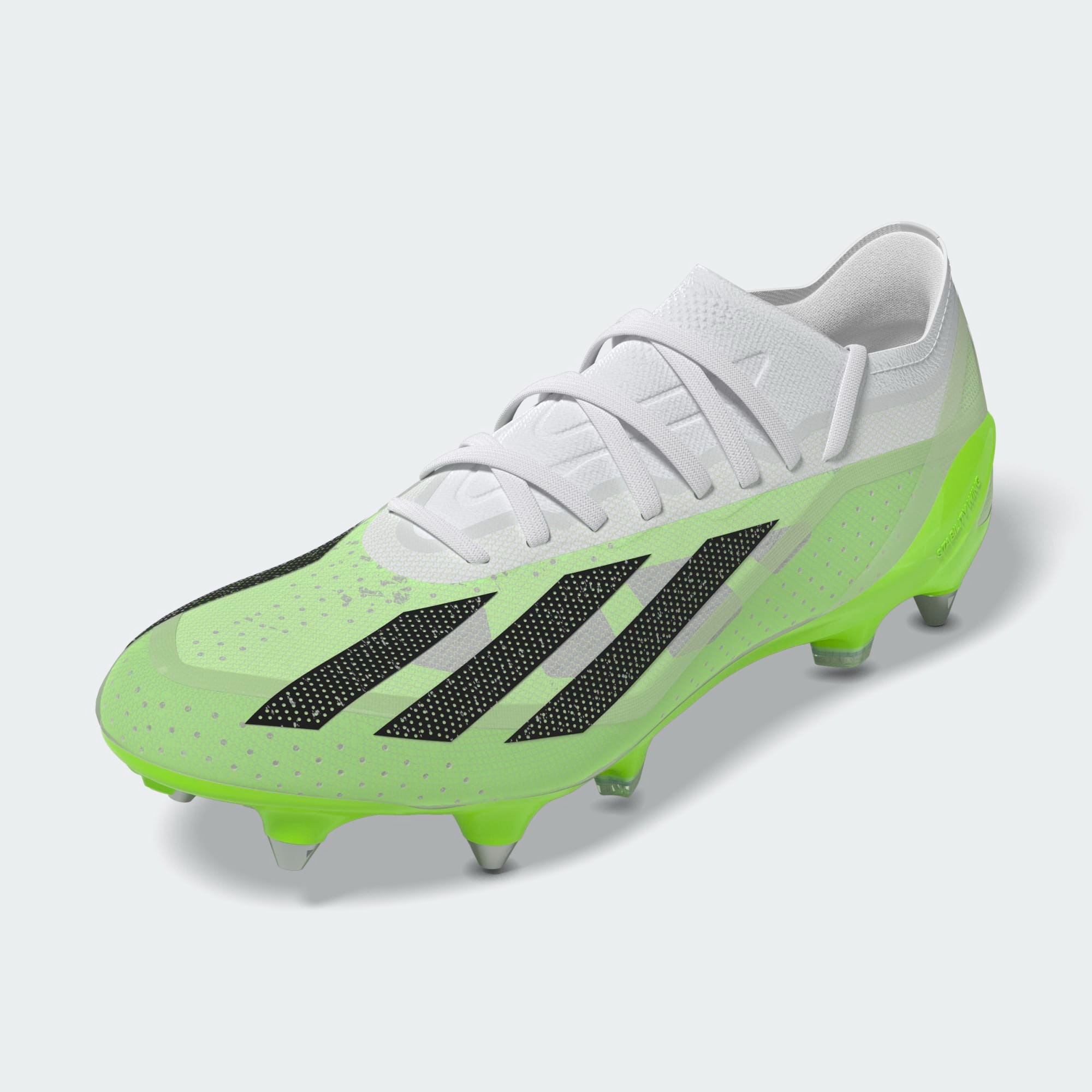 Adidas X Crazyfast .1 SG UK Size 6 White Green Football