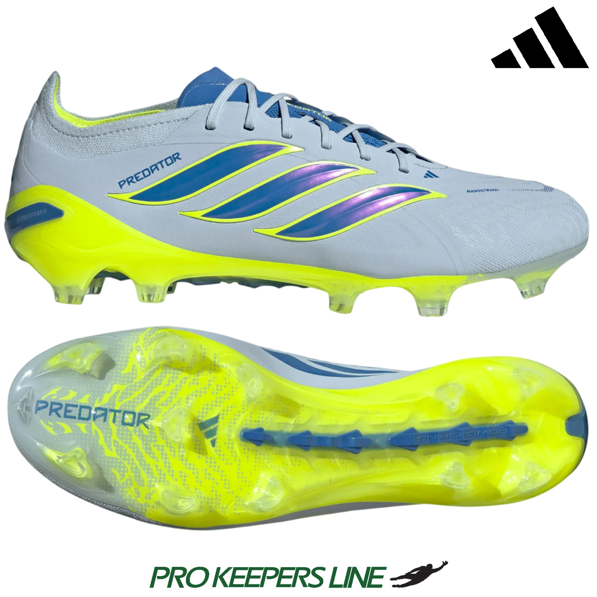 ADIDAS PREDATOR ELITE FG CLEAR SKY/RAY BLUE/TEAM SOLAR YELLOW