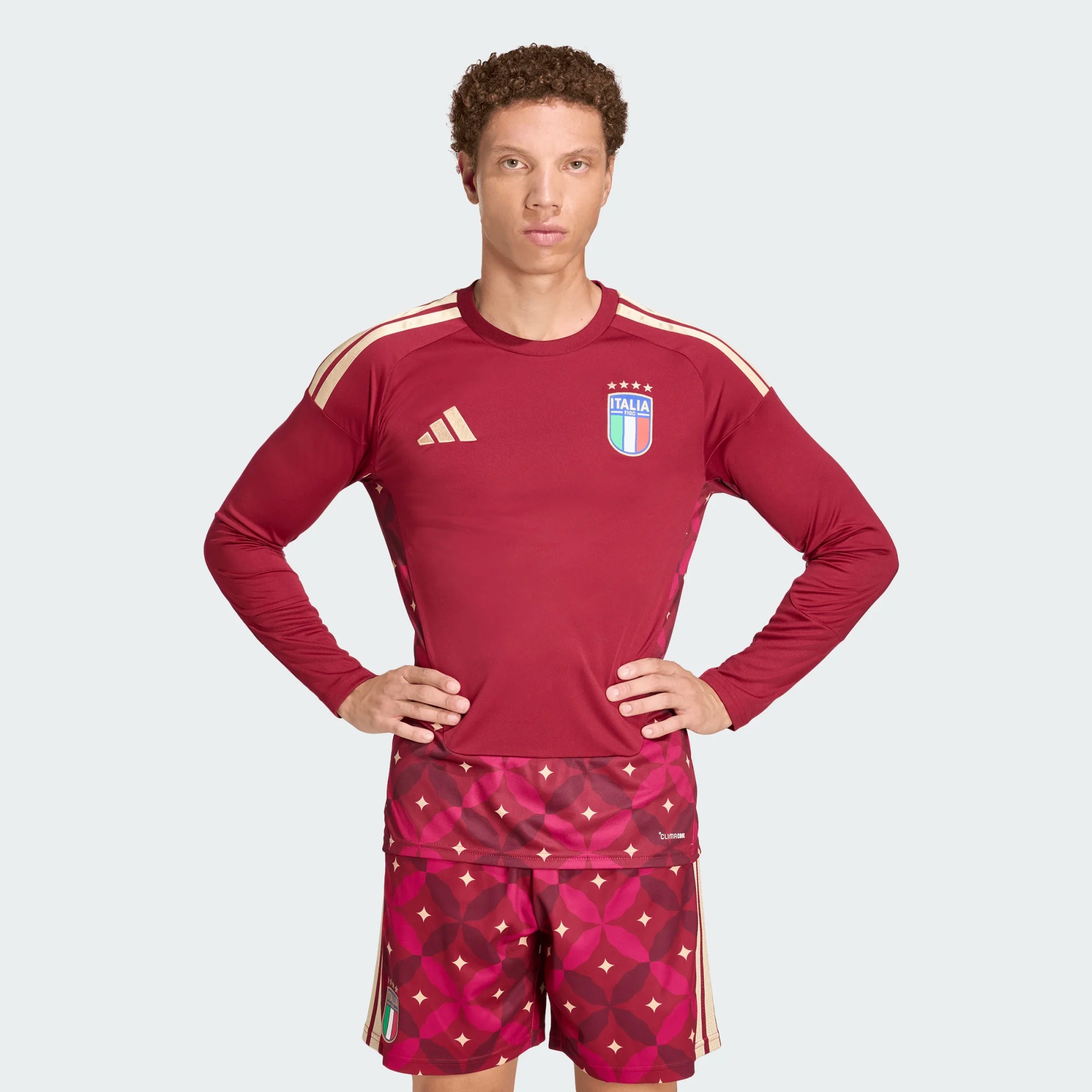 ADIDAS ITALY 26 HOME GOALKEEPER LONG SLEEVE JERSEY