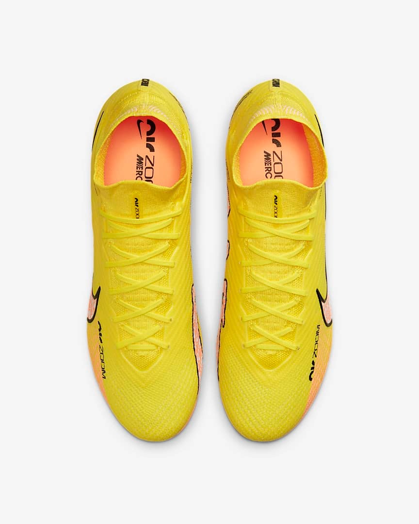 NIKE ZOOM SUPERFLY 9 ELITE FG YELLOW STRIKE/SUNSET | US 10.5