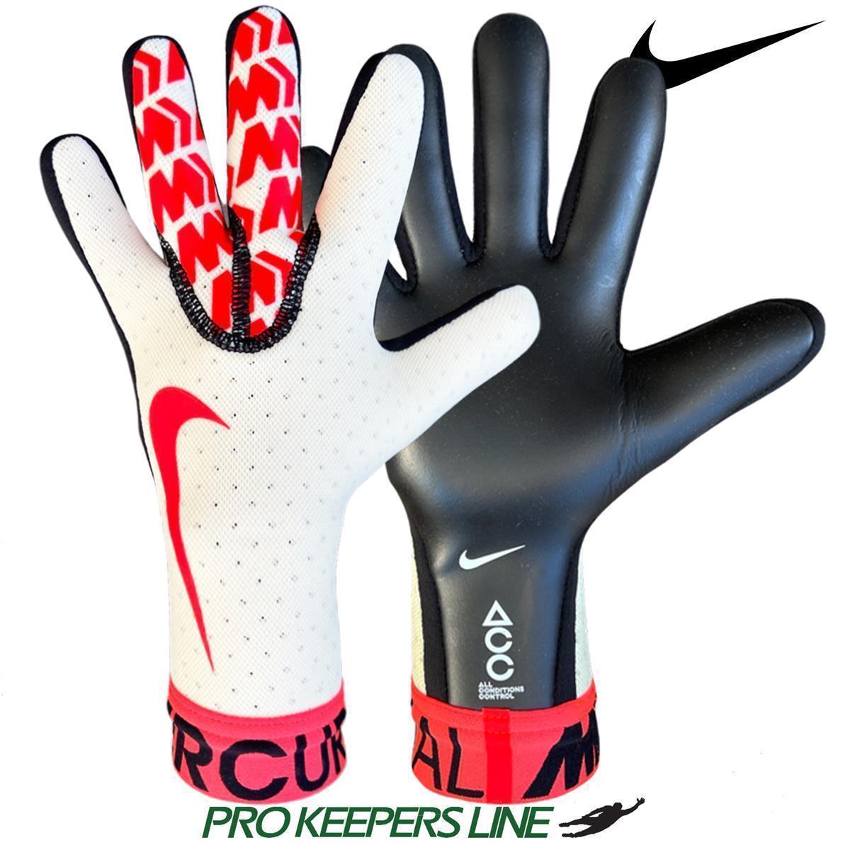 NIKE MERCURIAL GOALKEEPER TOUCH ELITE WHITE BLACK BRIGHT CRIMSON