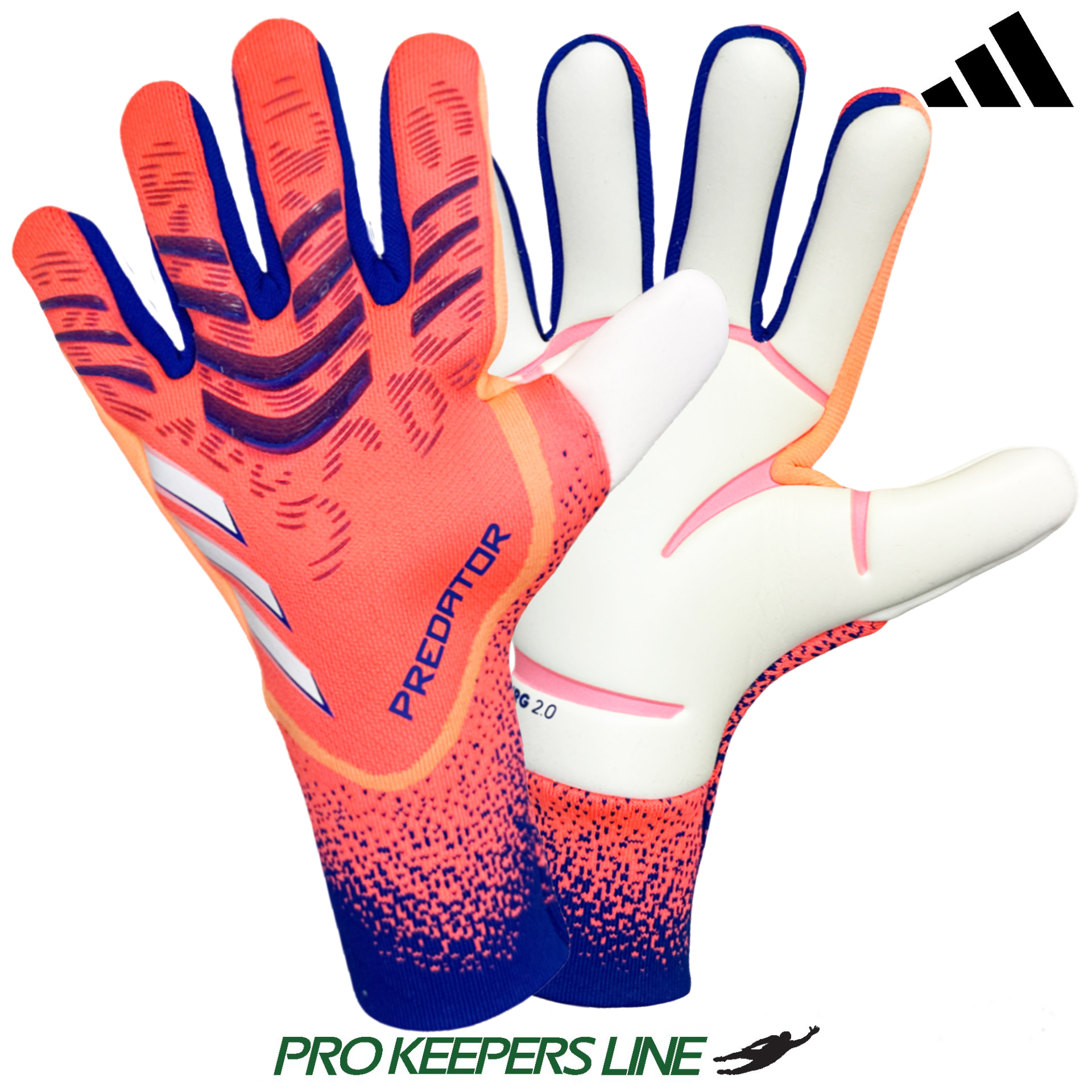 ADIDAS PREDATOR GL PRO SIGNAL CORAL/WHITE/LUCID BLUE