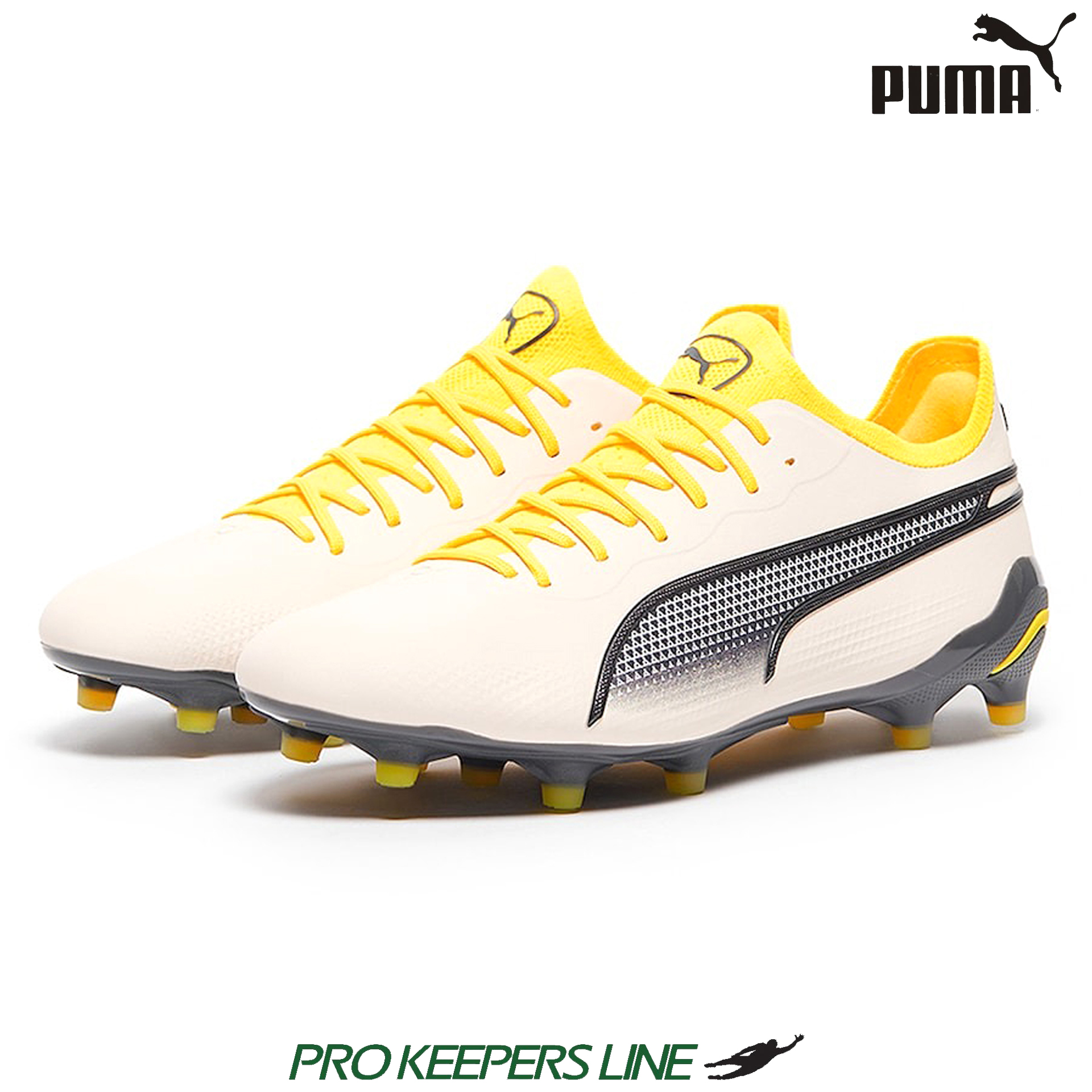 PUMA KING ULTIMATE FG/AG ALPINE SNOW-ASPHALT-YELLOW BLAZE