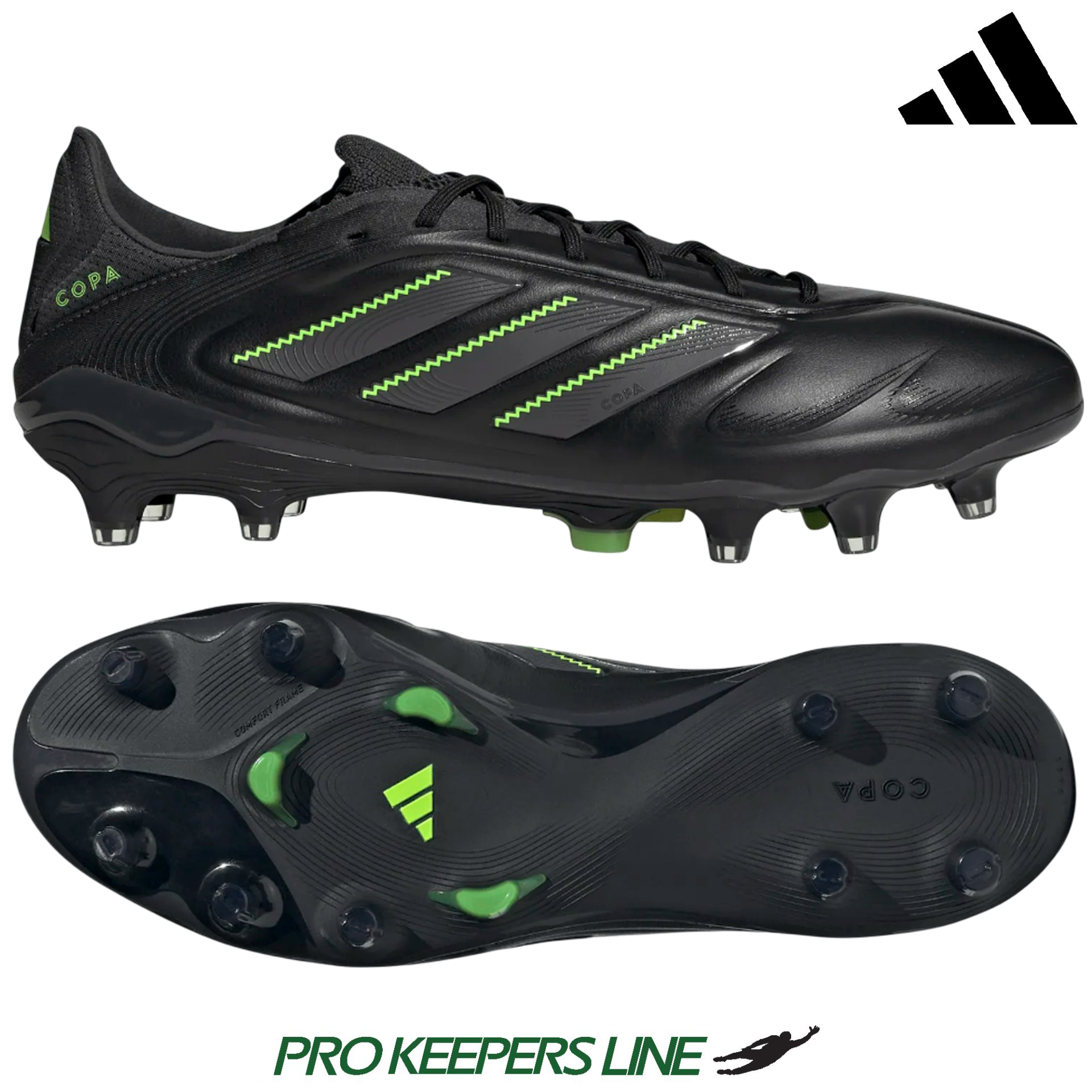 ADIDAS COPA PURE III ELITE FG BLACK/DARK SOLID GRAY/LUCID LEMON