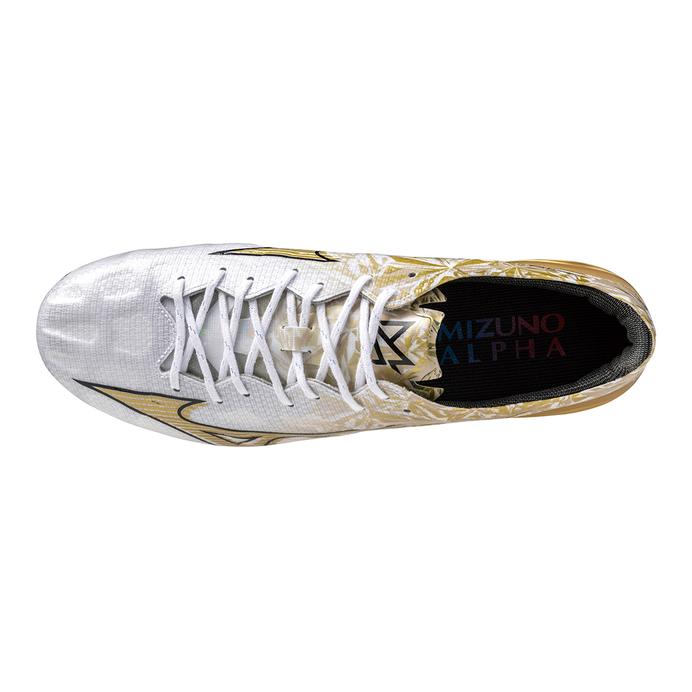 MIZUNO ALPHA ELITE WHITE/GE GOLD/BLACK | US 11.5 (UK 10.5 / EU 45