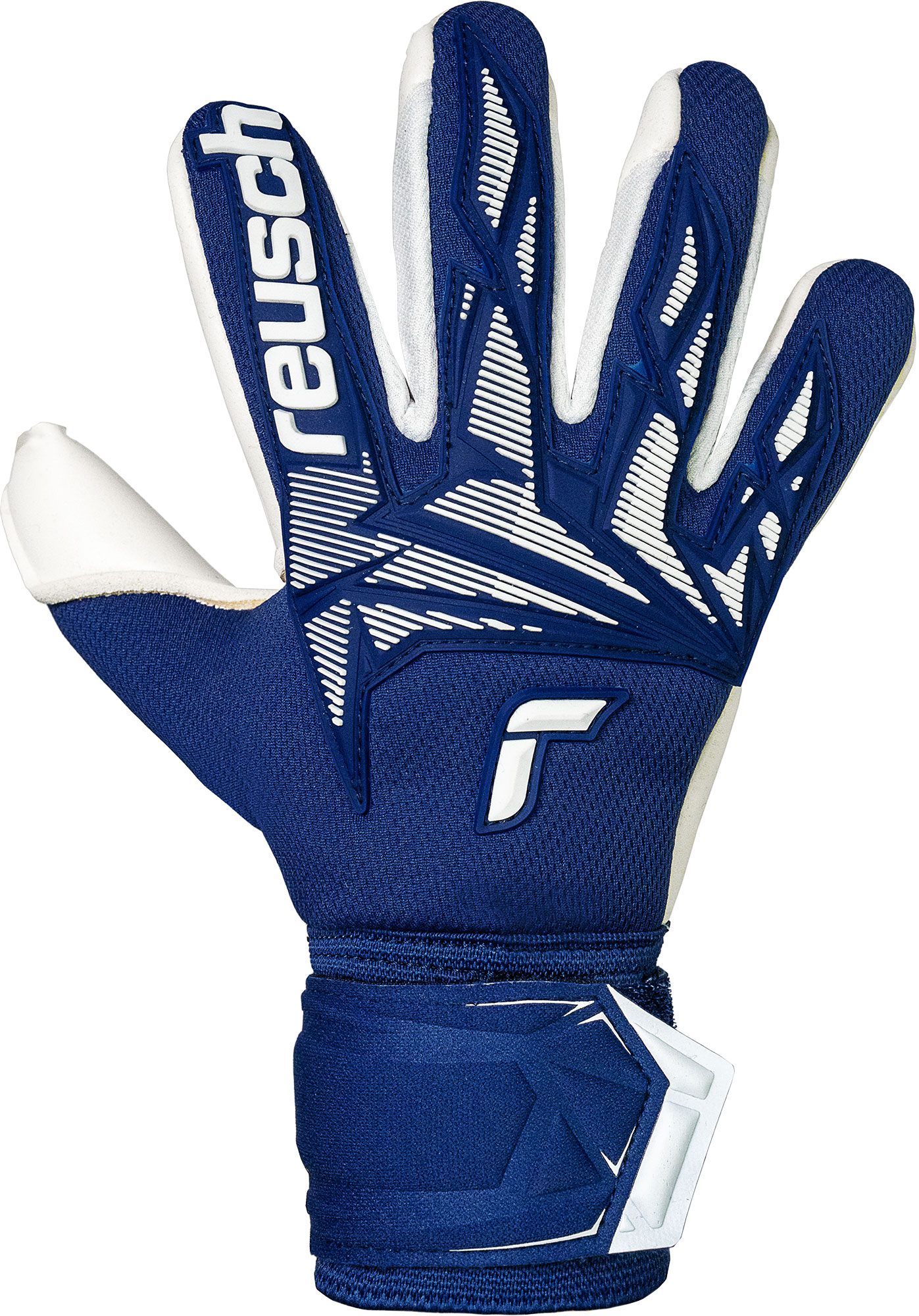 REUSCH ATTRAKT FREEGEL GOLD X FINGER SUPPORT JUNIOR PREMIUM BLUE / WHITE