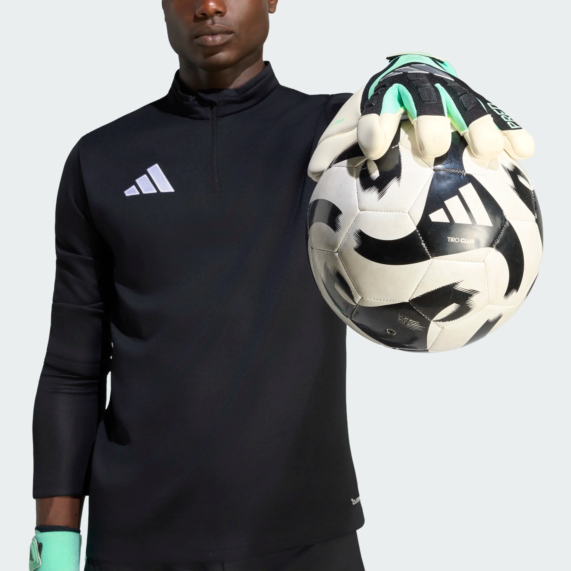 ADIDAS PREDATOR GL PRO HYBRID STRAP BLACK/PULSE MINT/SILVER METALLIC
