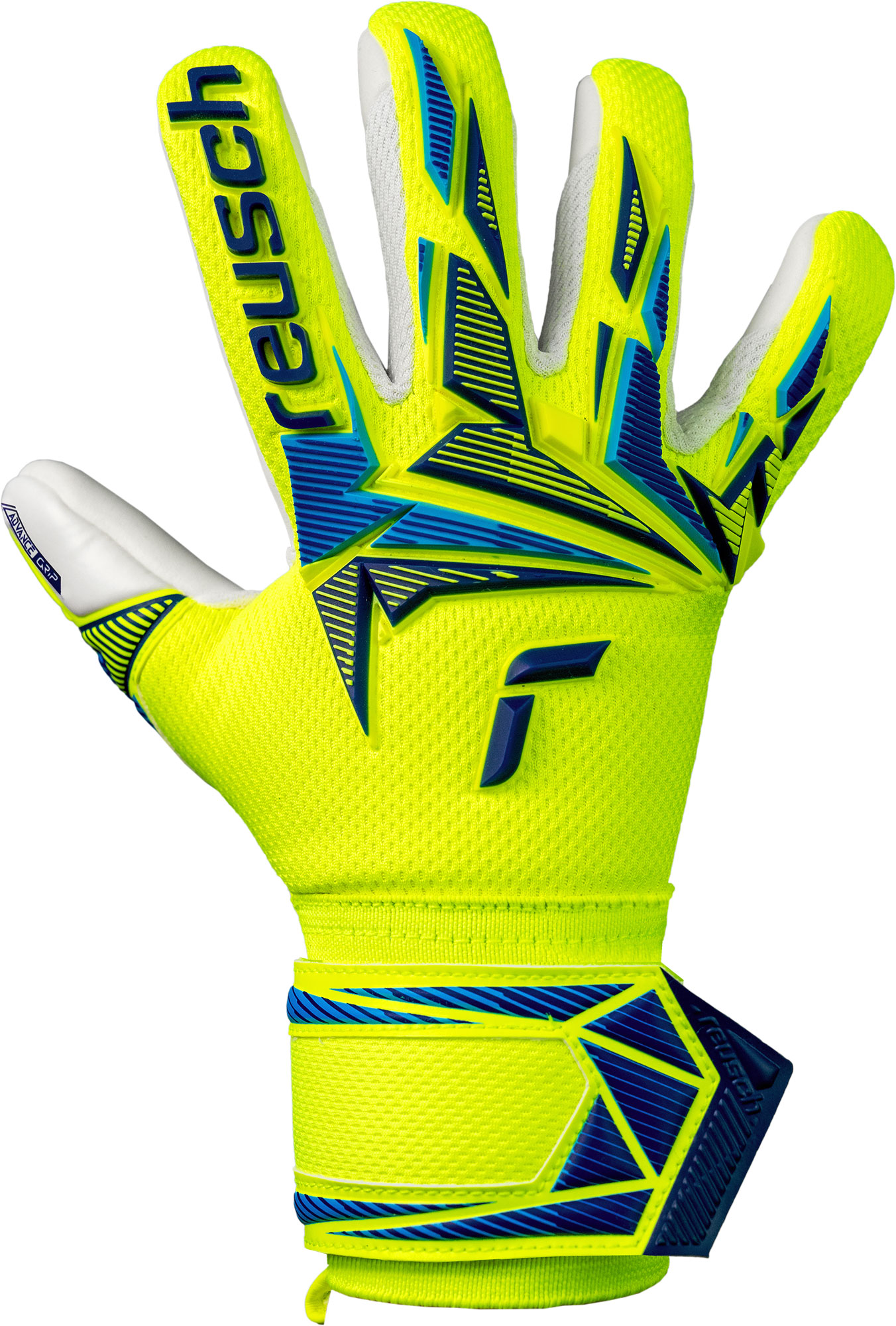 REUSCH ATTRAKT FREEGEL ADVANCE JUNIOR SAFE YELLOW/SHARP BLUE