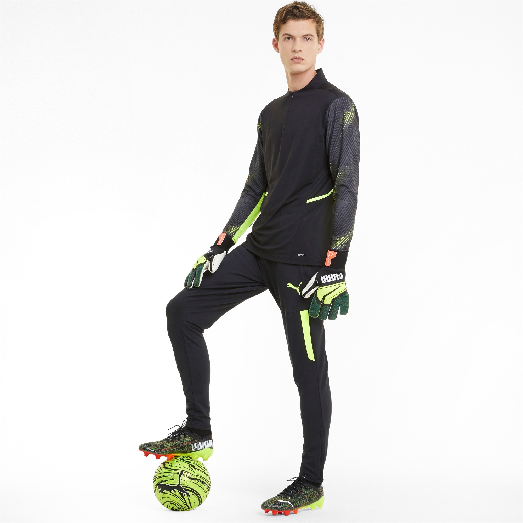 PUMA TEAMLIGA TRAINING PANT PRO PUMA BLACK-YELLOW ALERT