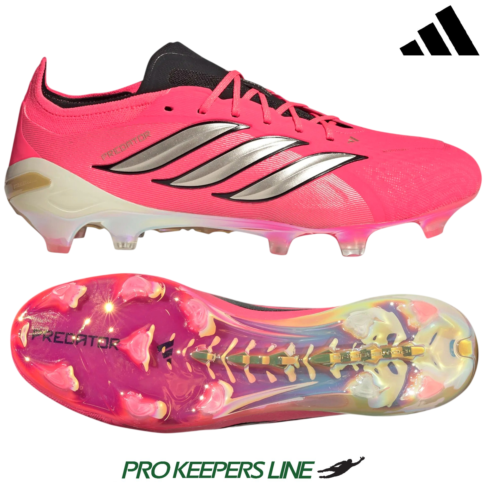 ADIDAS PREDATOR ELITE FG SOLAR TURQUOISE/TEAM CHERRY/BLACK
