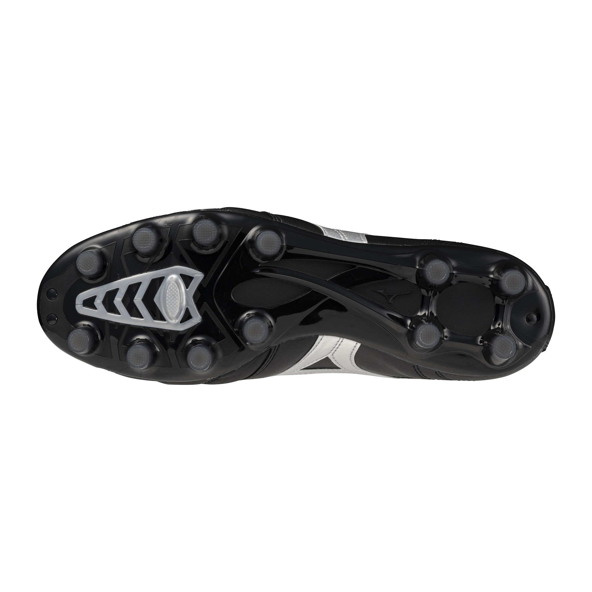 MIZUNO MORELIA II PRO MD BLACK/GALAXY SILVER | US 11 (UK 10 / EU MIZUNO MORELIA II PRO MD BLACK/GALAXY SILVER | US 11 (UK 10 / EU