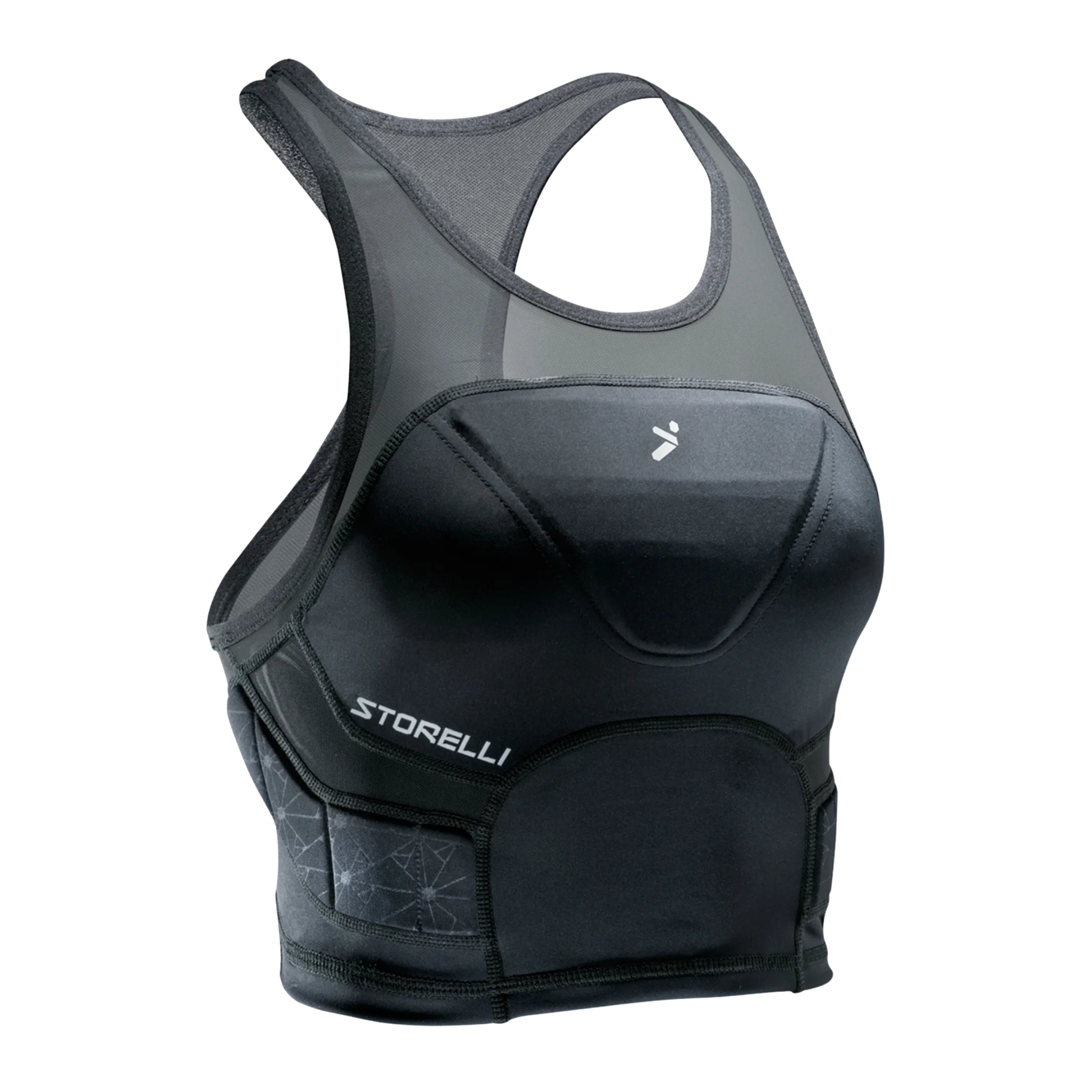 STORELLI WOMEN'S BODYSHIELD CROP TOP BLACK