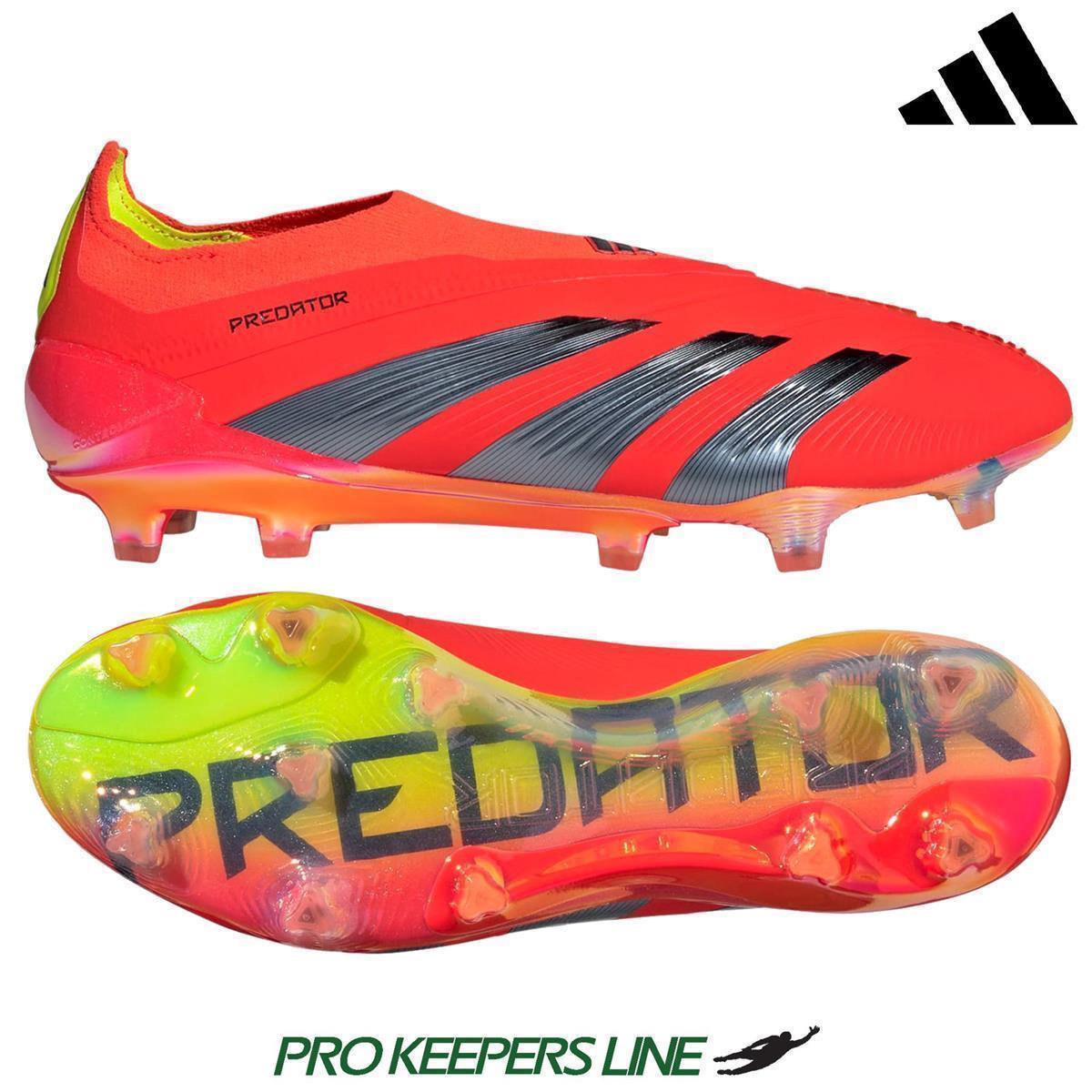 ADIDAS PREDATOR ELITE LL FG TEASER SOLAR RED CORE BLACK TEAM SOLAR YELLOW UK 9 US 9.5 EU 43 1 3 IF8885 UK 9 US 9.5 EU 43 1 3