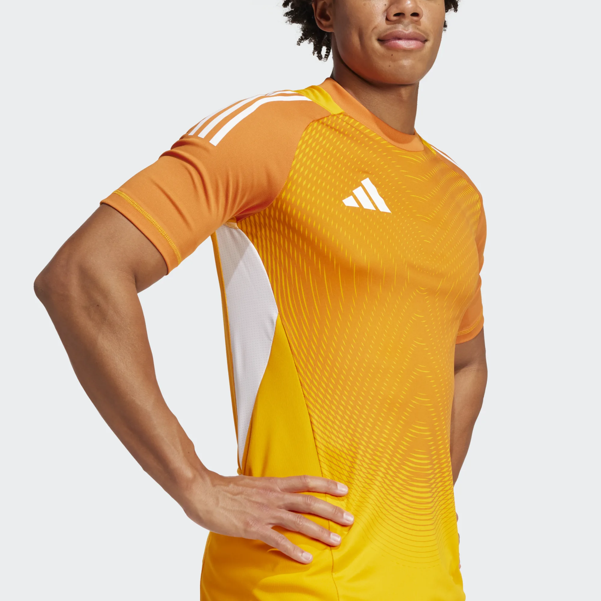 ADIDAS TIRO25 PRO GK JERSEY SHORT SLEEVE CREW ORANGE ADIDAS TIRO25 PRO GK JERSEY SHORT SLEEVE CREW ORANGE