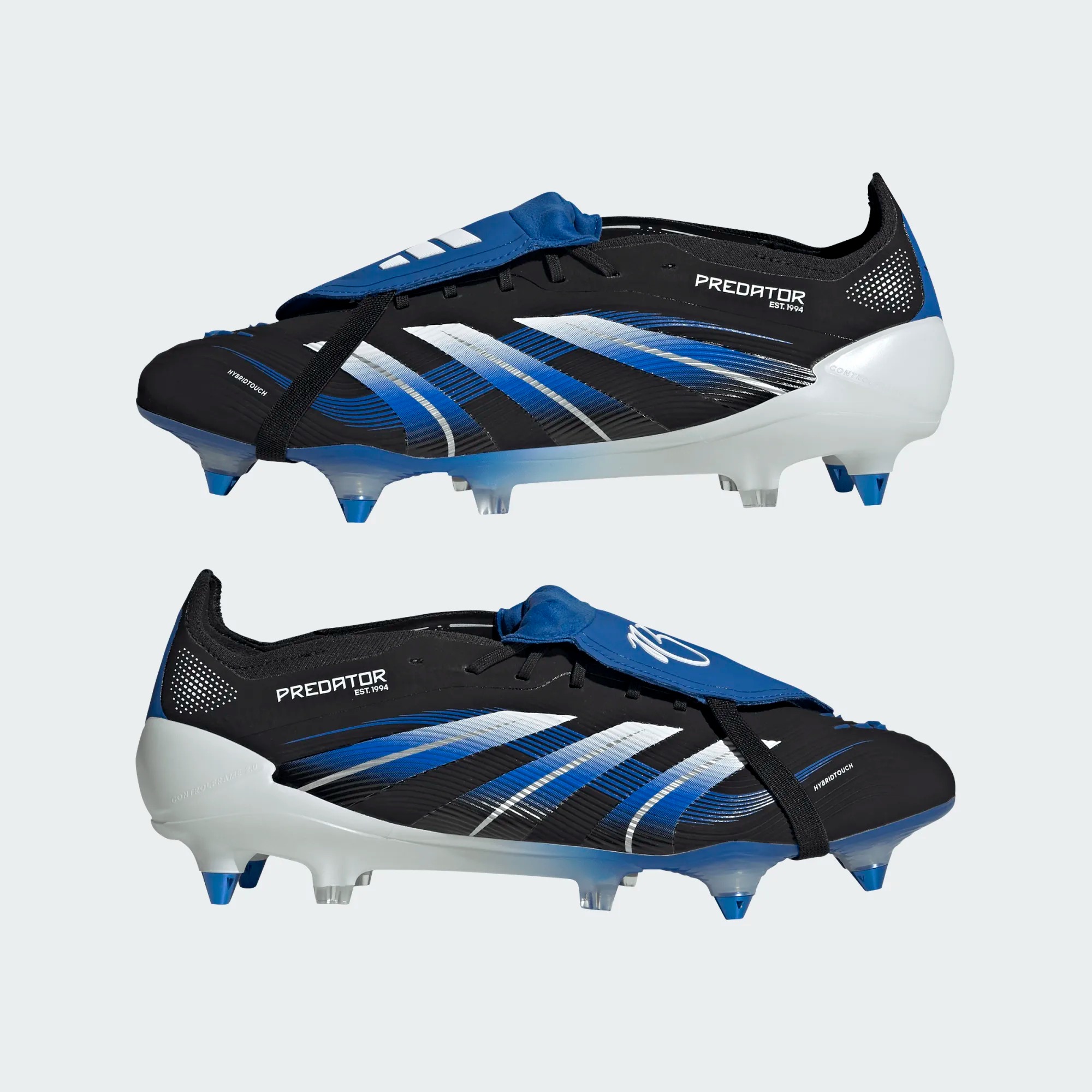 ADIDAS PREDATOR ELITE FT SG JB BLACK/WHITE/GLOW BLUE