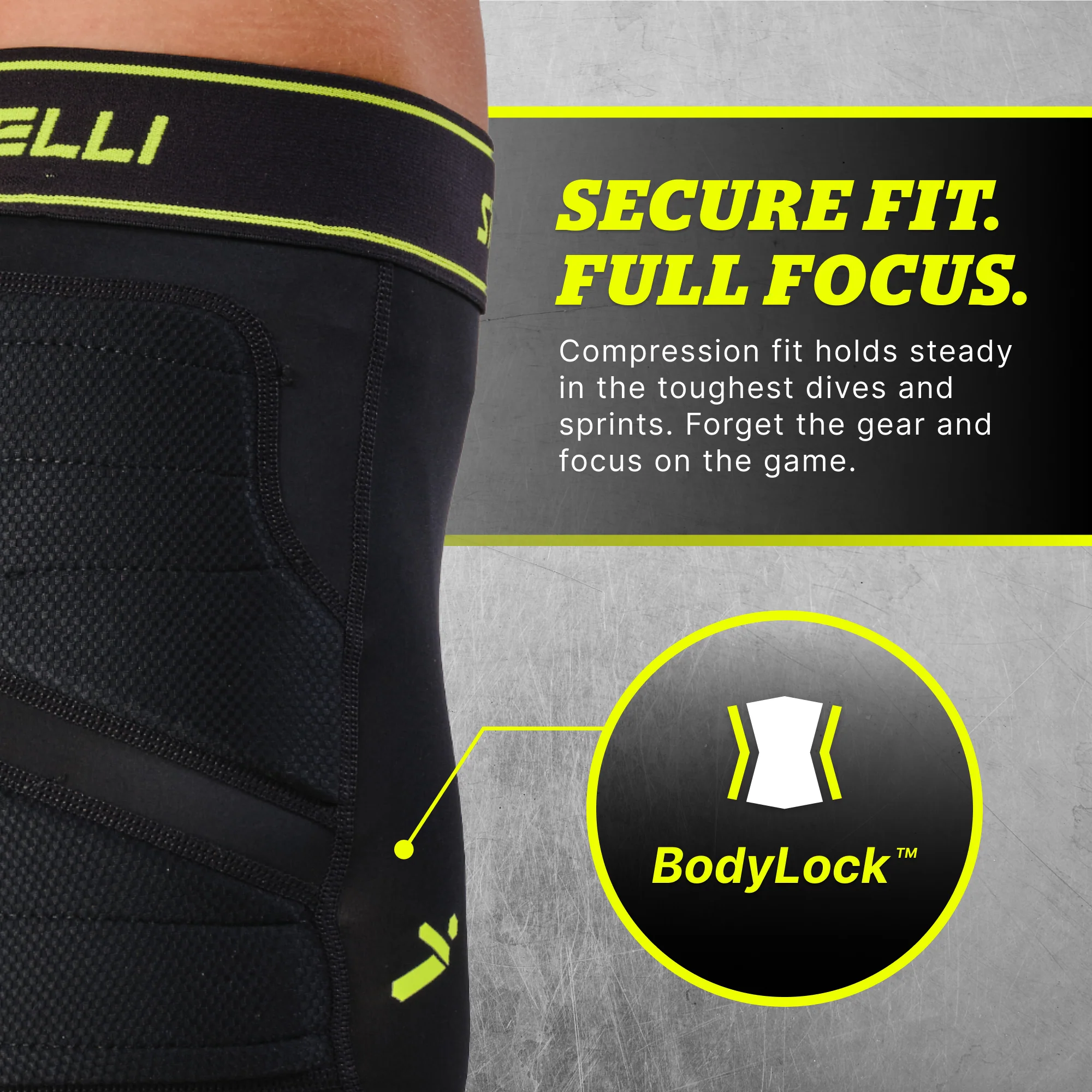 STORELLI WOMEN'S BODYSHIELD IMPACT SLIDER BLACK (LIGHTLY PADDED)