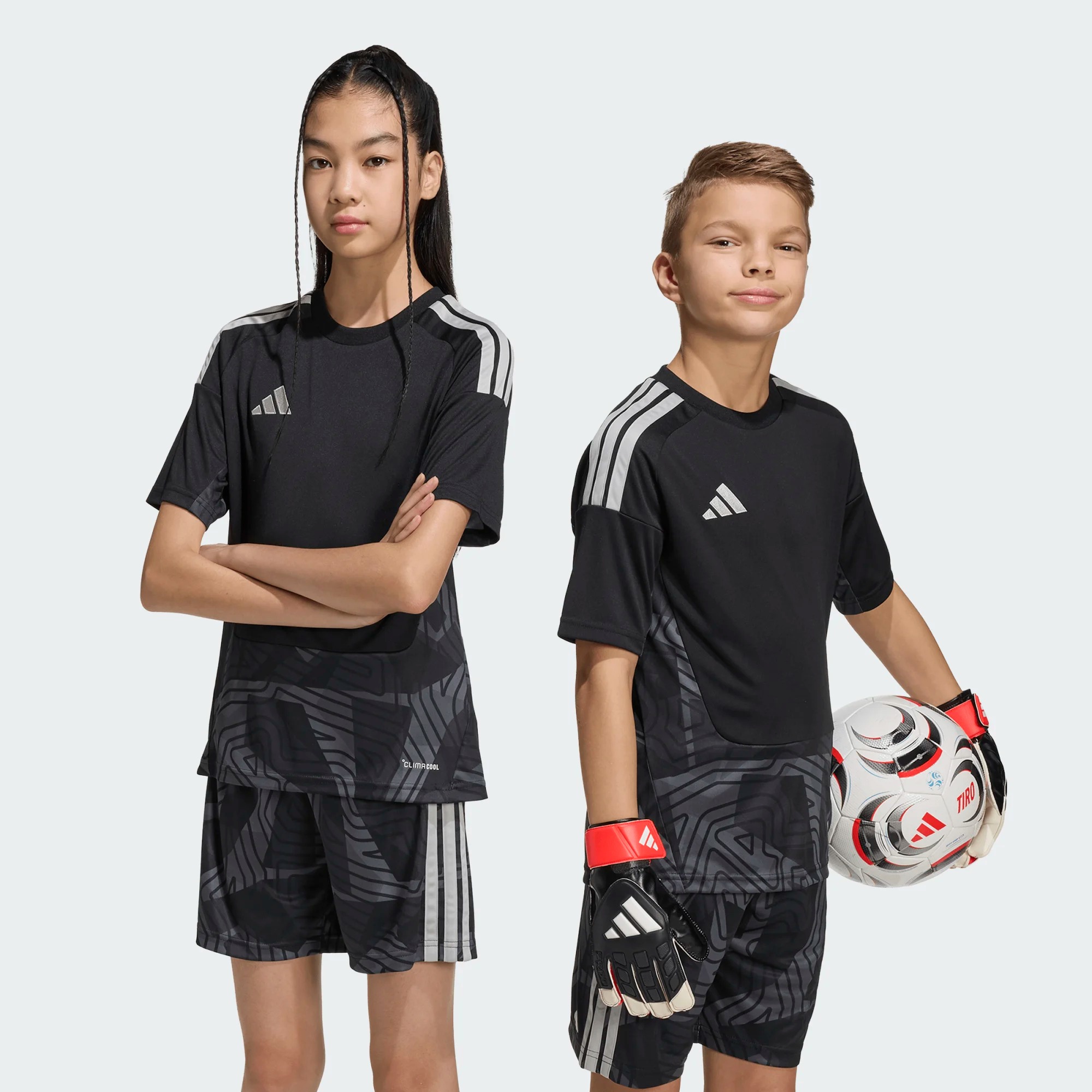 ADIDAS TIRO26 COMPETITION GK JERSEY SHORT SLEEVE BLACK JUNIOR