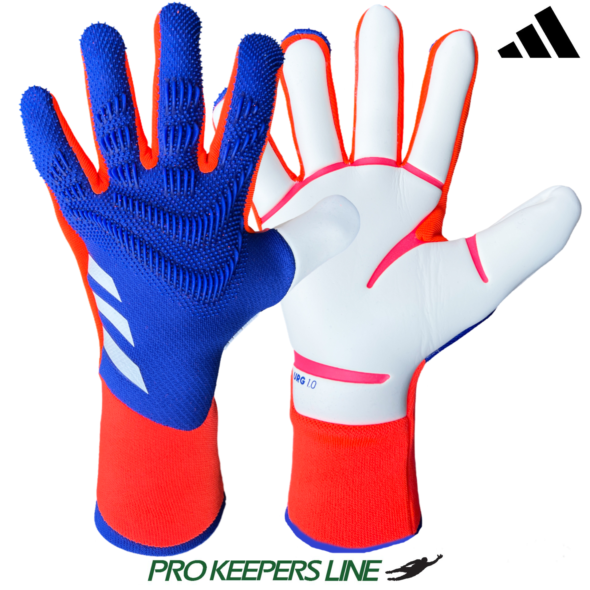 ADIDAS PREDATOR GL PRO PROMO LUCID BLUE/SOLAR RED/WHITE | 7.5  display picture 1