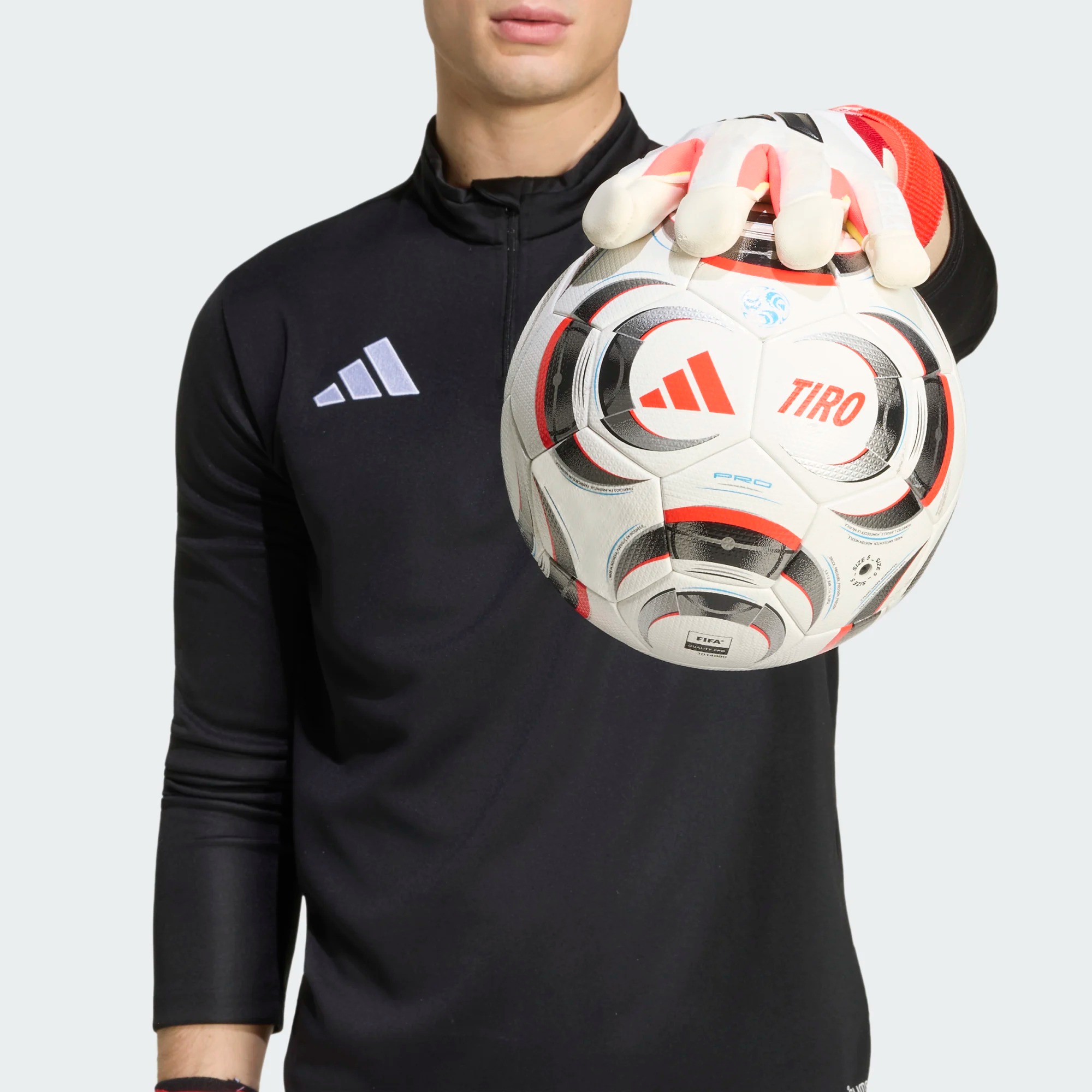 ADIDAS PREDATOR GL PRO HYBRID STRAP WHITE/LUCID RED/BLACK