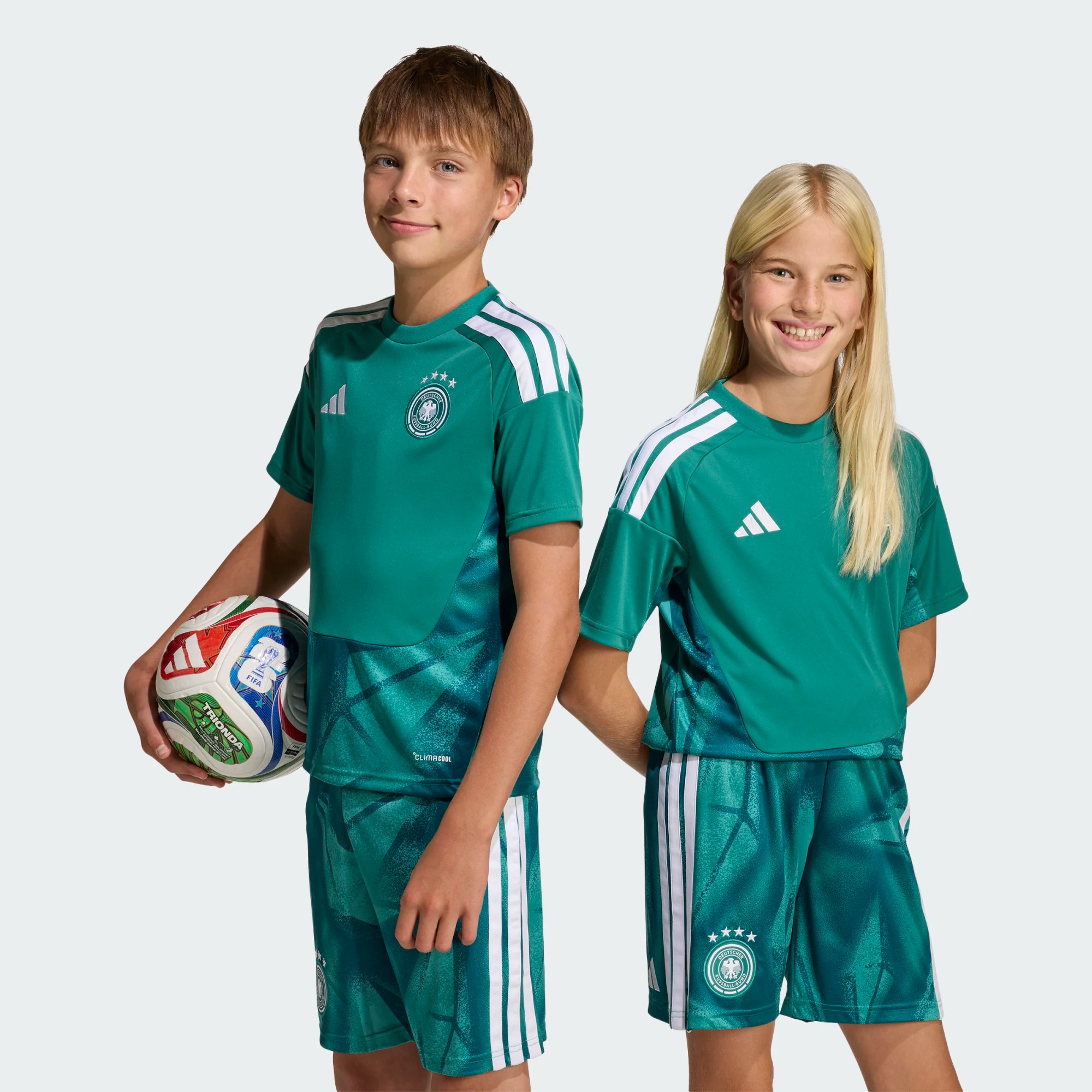 ADIDAS GERMANY 26 HOME GOALKEEPER KIDS SHORT SLEEVE JERSEY