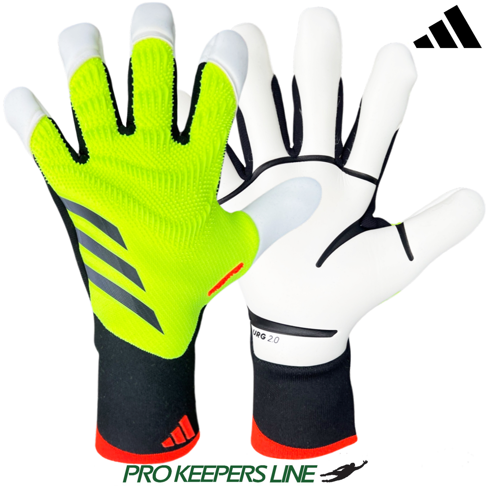 ADIDAS PREDATOR GL PRO HYBRID SOLAR YELLOW/BLACK/SOLAR RED | 10
