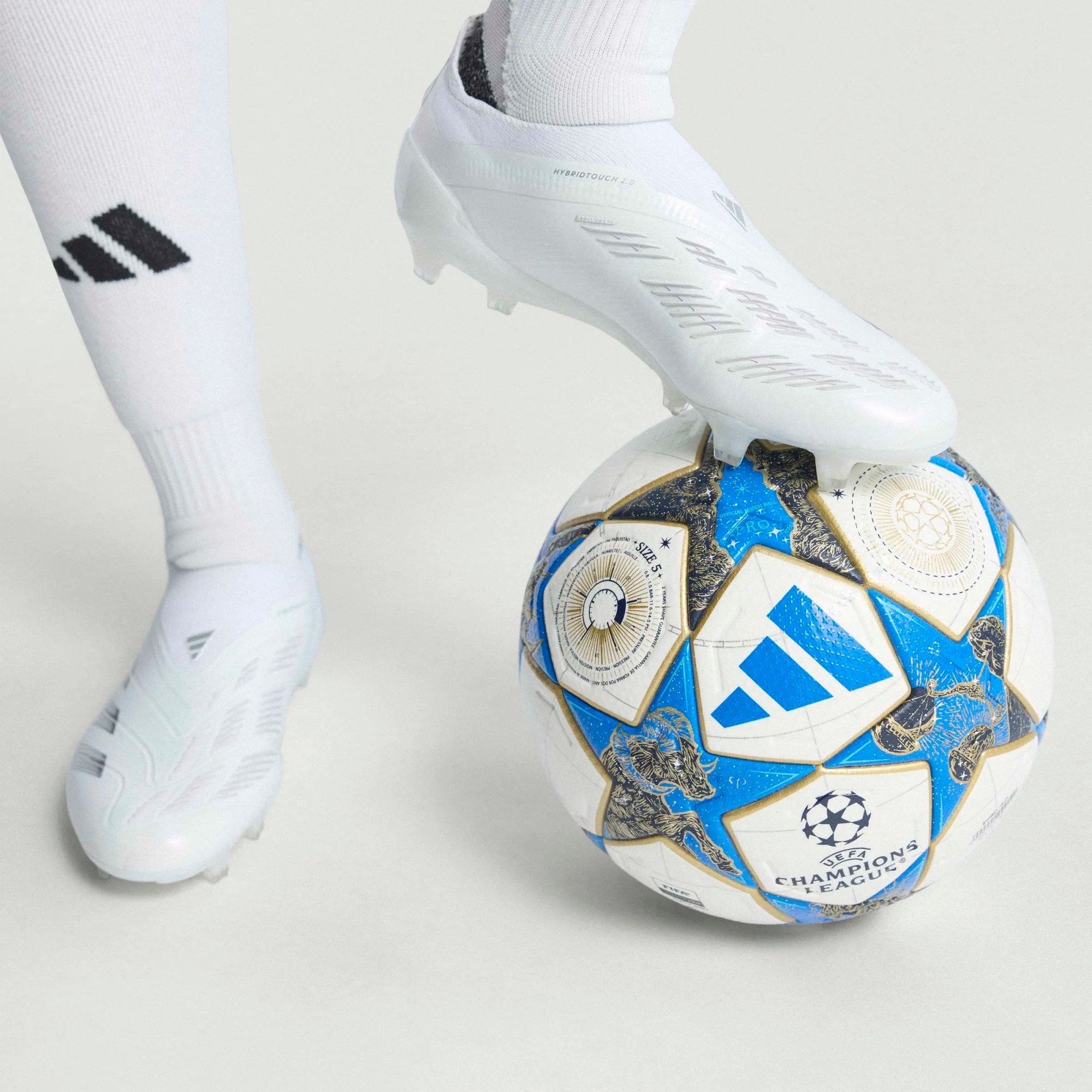 ADIDAS UCL PRO WHITE/DARK BLUE/PANTON/GOLD METALLIC