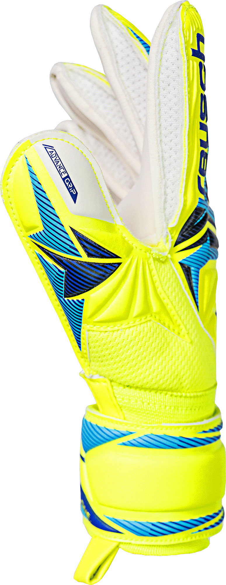 REUSCH ATTRAKT ADVANCE JUNIOR SAFETY YELLOW / SHARP BLUE