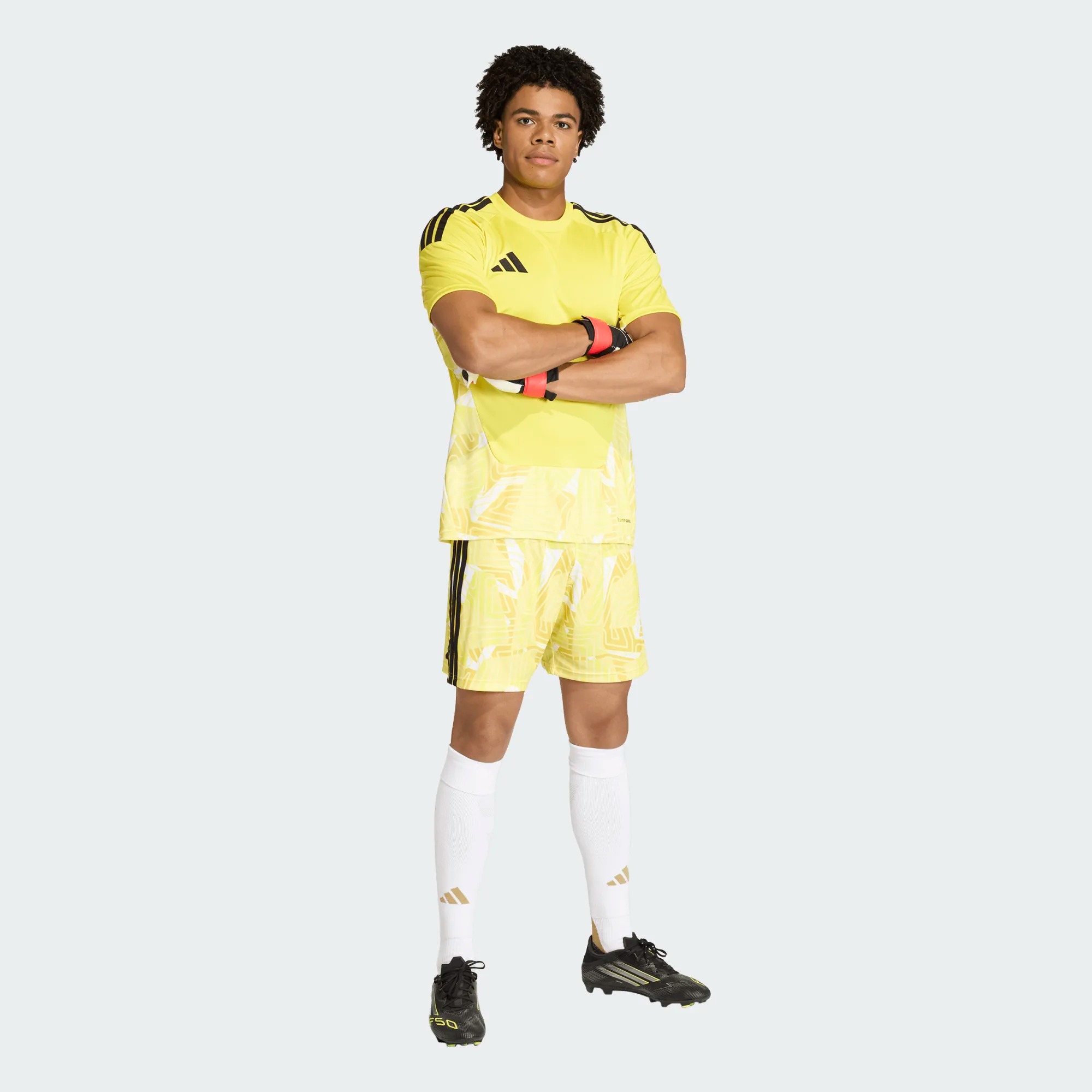ADIDAS TIRO26 COMPETITION GK JERSEY SHORT SLEEVE BRIGHT YELLOW