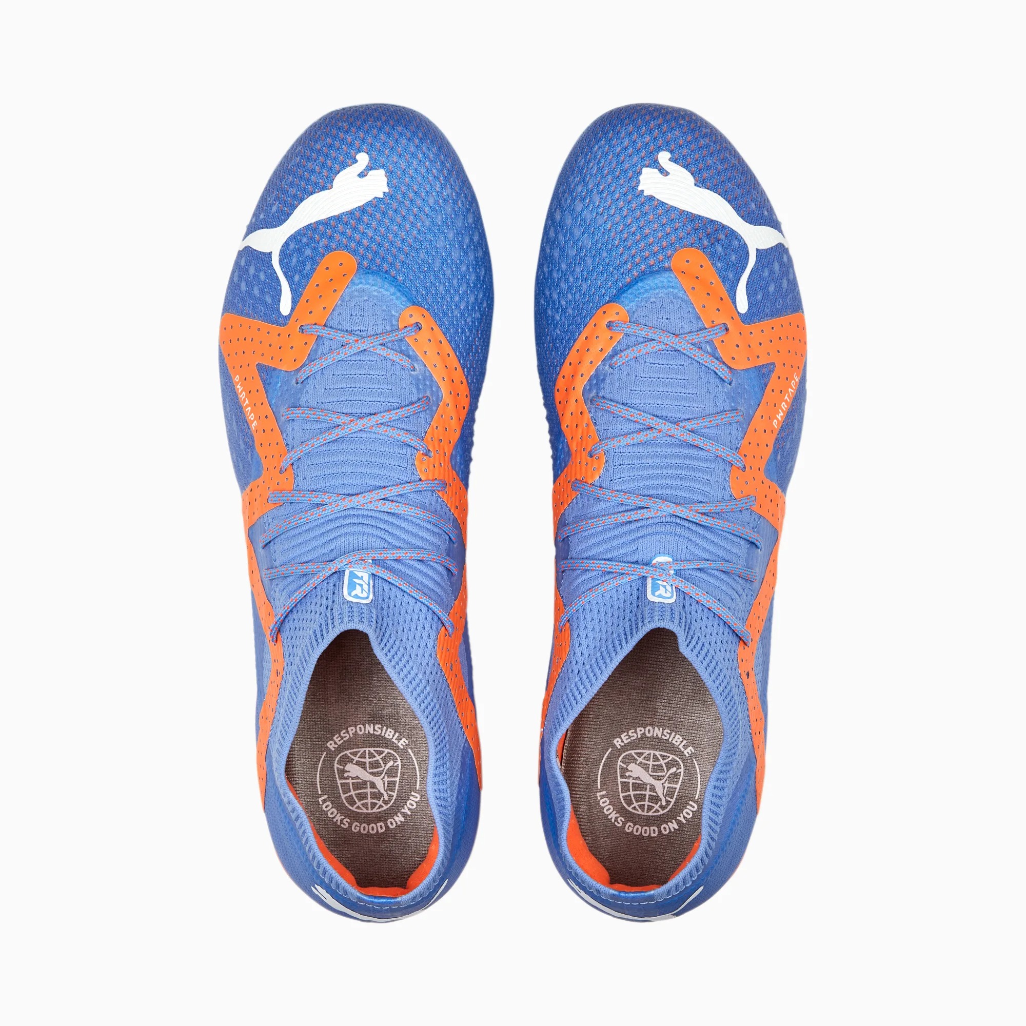 PUMA FUTURE ULTIMATE LOW FG/AG BLUE-WHITE-ULTRA ORANGE