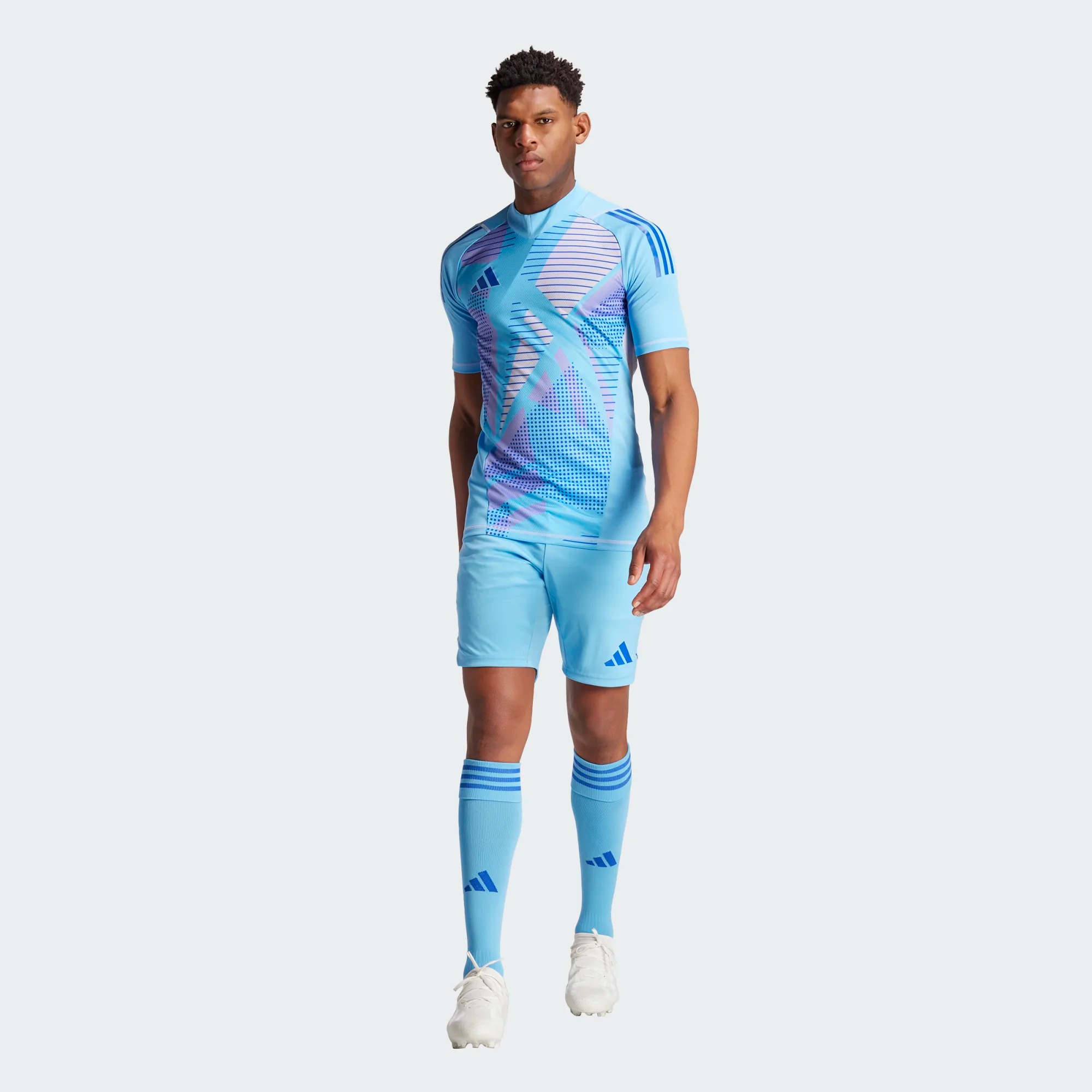 ADIDAS TIRO24 PRO GK JERSEY SHORT SLEEVE SEMI BLUE BURST