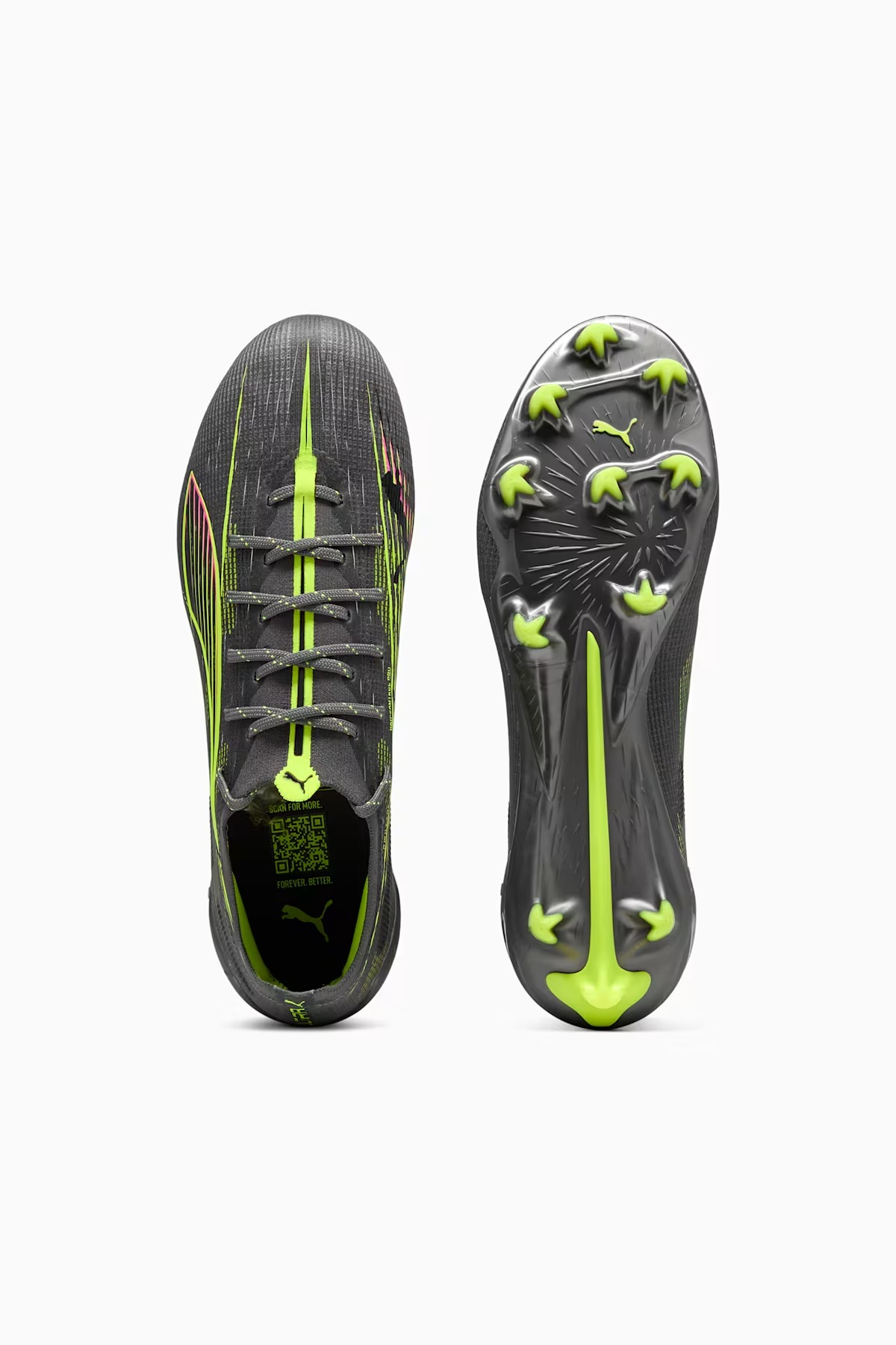 PUMA ULTRA 5 ULTIMATE FG MATTE AGED SILVER-YELLOW ALERT-SUN STRUNCK
