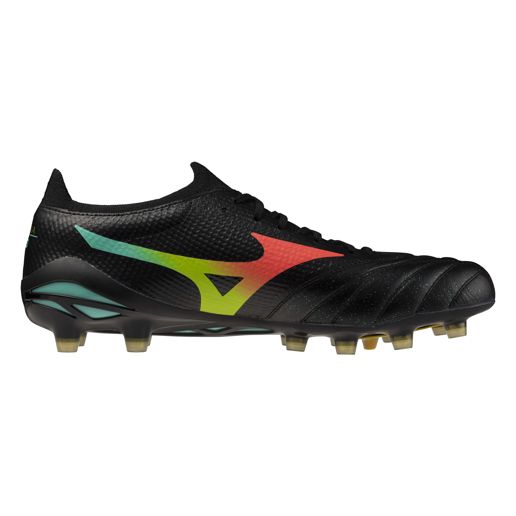 MIZUNO MORELIA NEO V BETA ELITE FG BLACK/LAVA ORANGE/ARCADIA