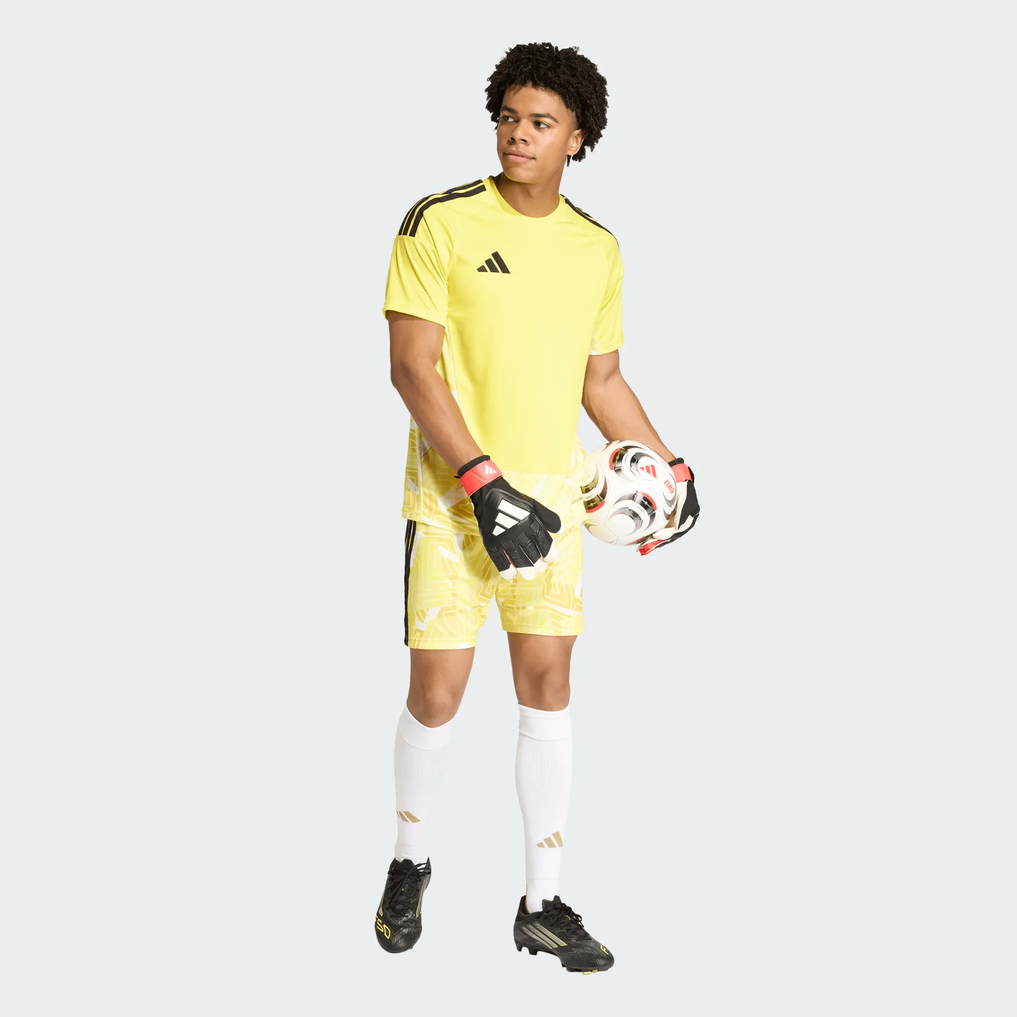 ADIDAS TIRO26 COMPETITION GK JERSEY SHORT SLEEVE BRIGHT YELLOW