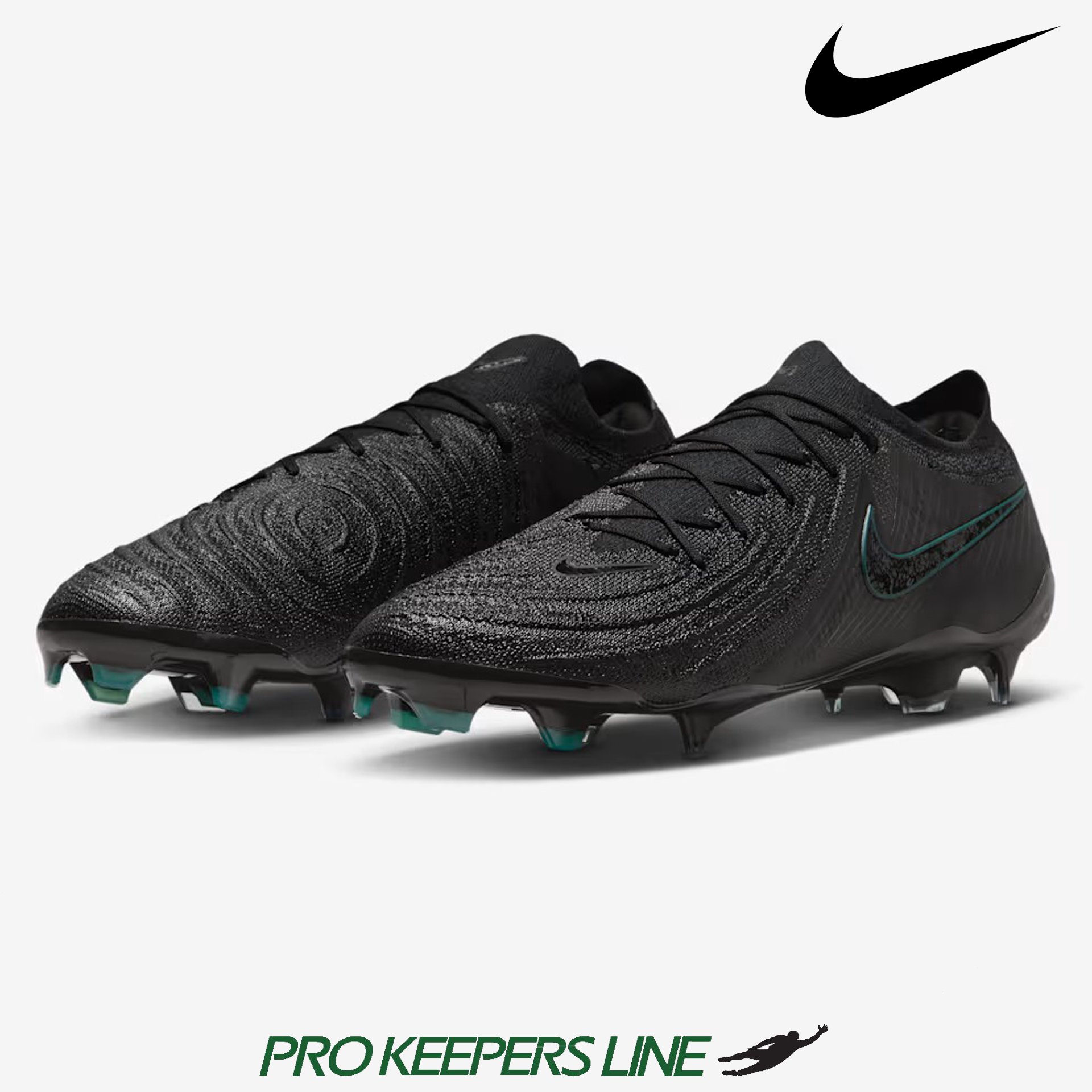 NIKE PHANTOM GX ELITE FG BLACK/BLACK/DEEP JUNGLE