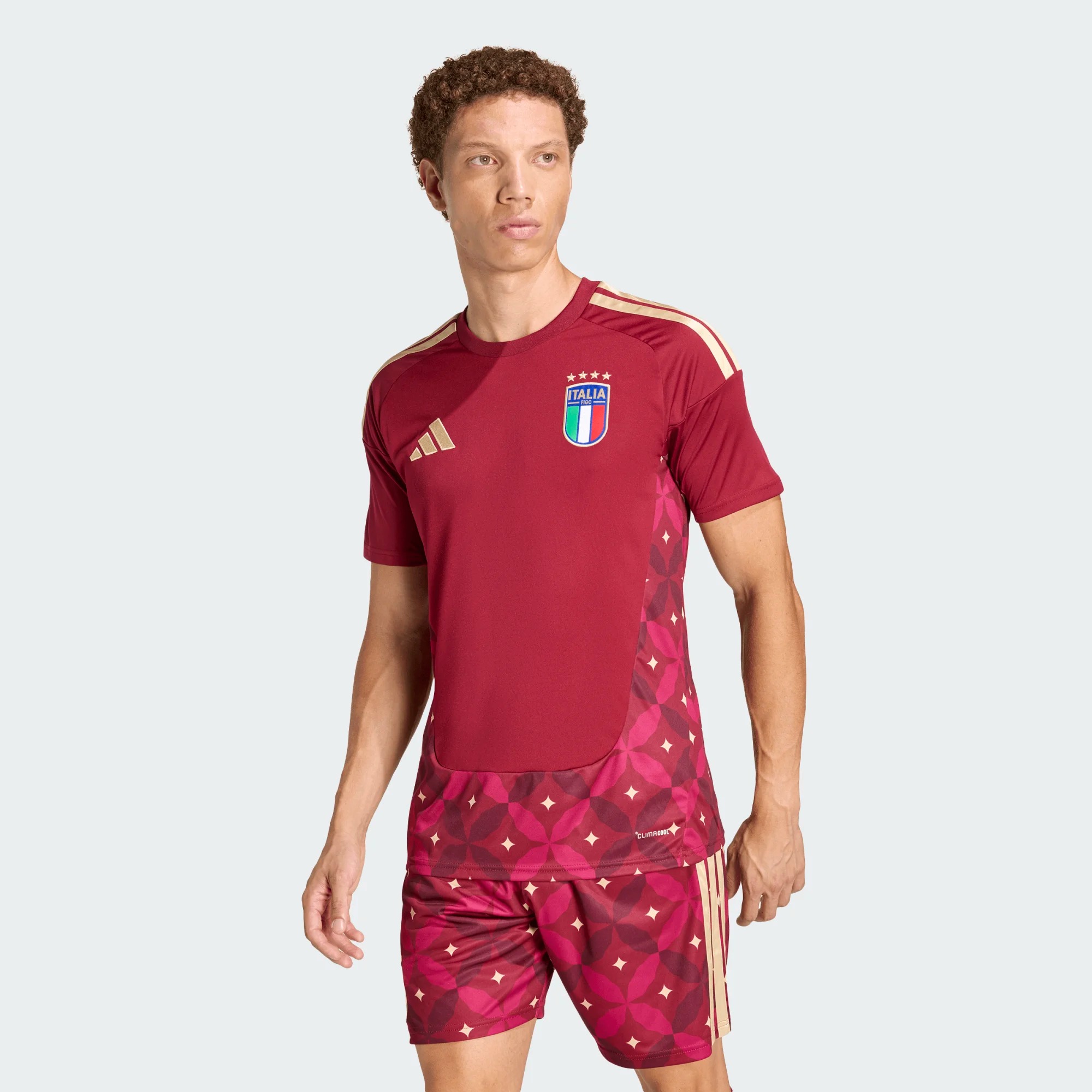 ADIDAS ITALY 26 HOME GOALKEEPER SHORT SLEEVE JERSEY