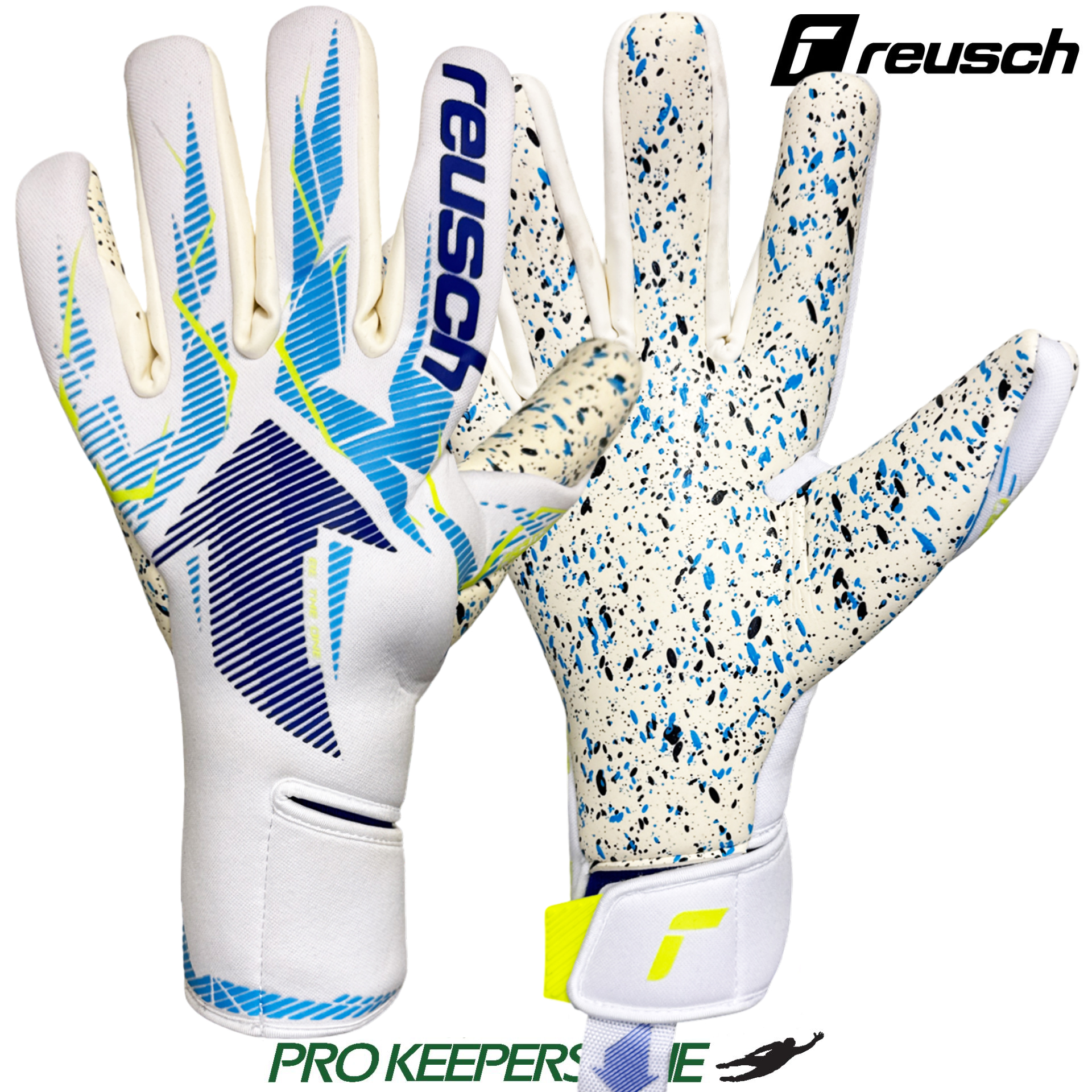 REUSCH FASTGRIP FUSION WHITE/BLUE SMU